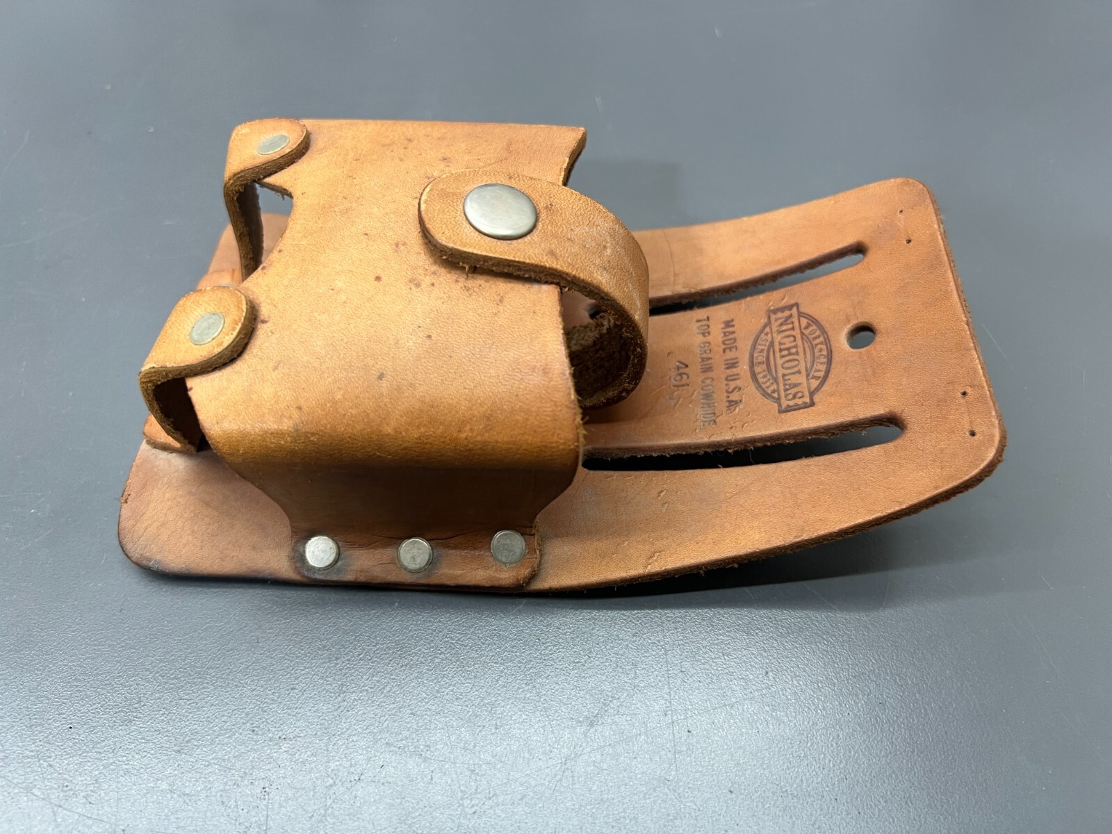 (h) NOS NICHOLAS 461 COWHIDE HAMMER BELT HOLSTER – EUC – USA