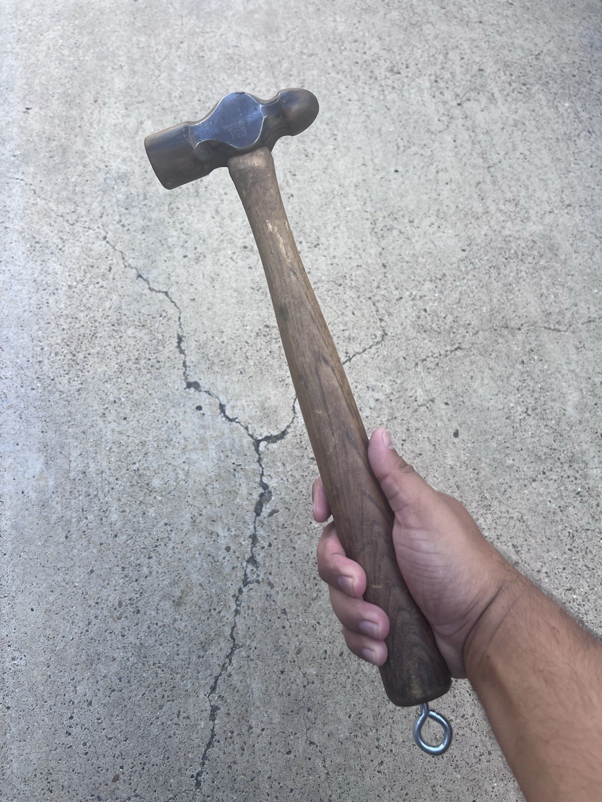 Vintage True Temper KELLY PERFECT NO. 224 Ball & Peen 1.15lb Hammer, 15in Handle