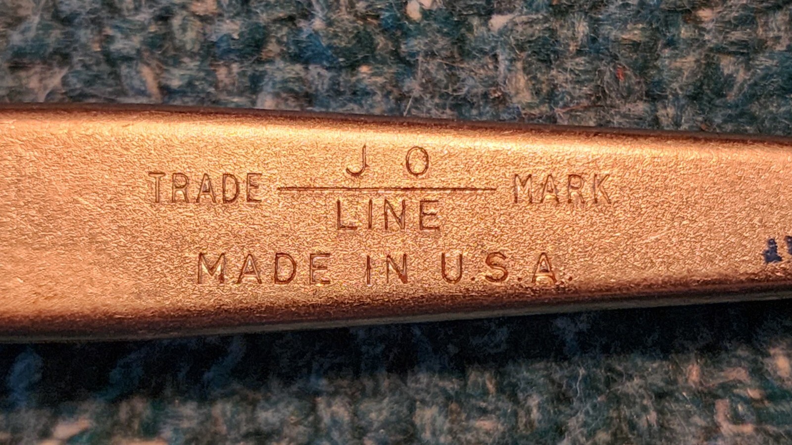 Vintage JO Line Mfg. Co. Ratcheting Offset Screwdriver #50436 (138100) USA Made!