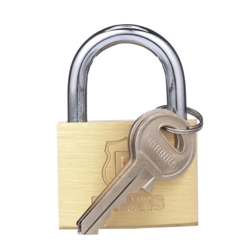 Heavy Duty Solid Brass Padlock Keyed Different Weather Resistant Security Lock