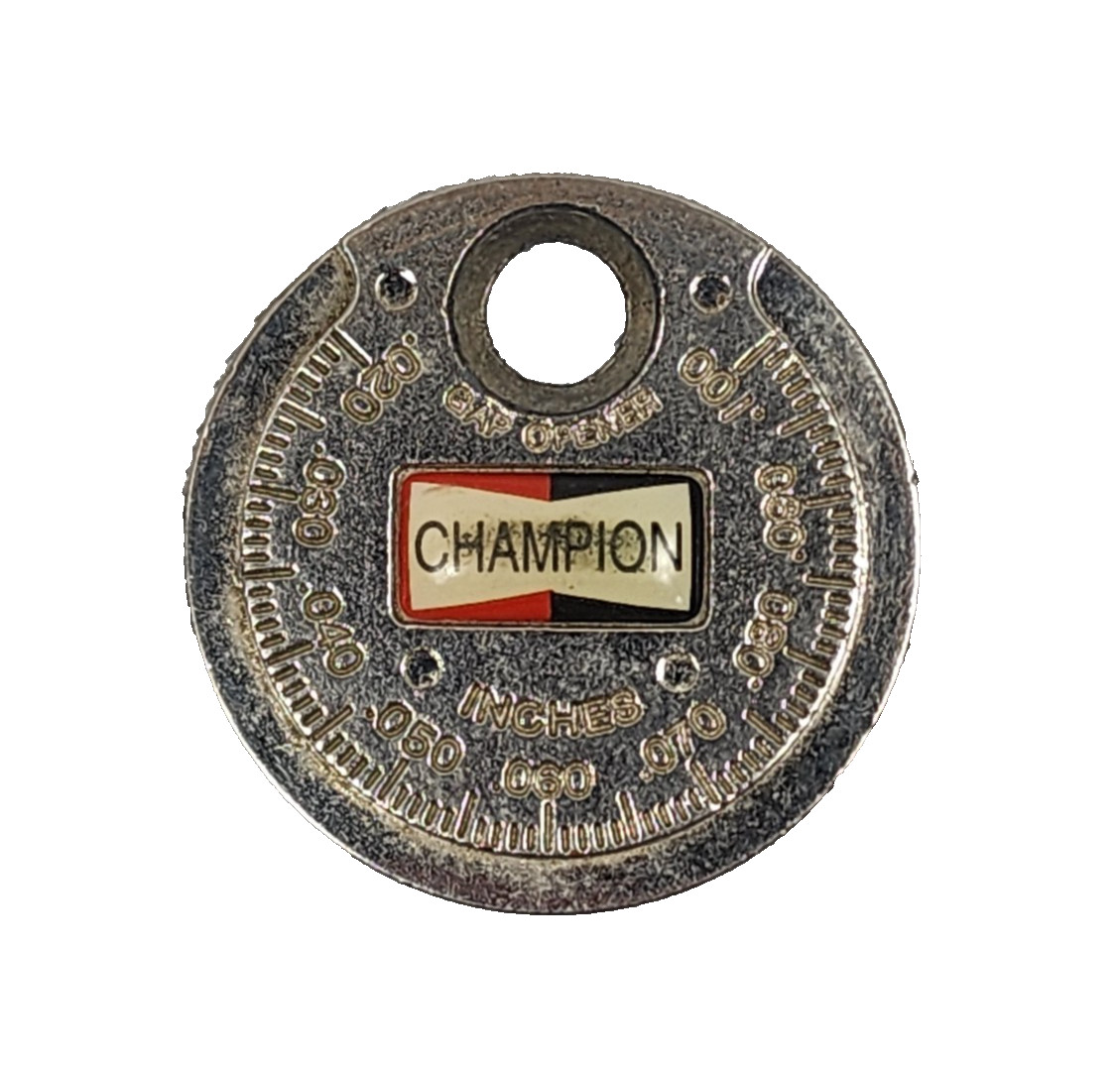 Vintage CHAMPION Spark Plug Taper Gap Gauge Opener Tool CT 481 Silver-Tone