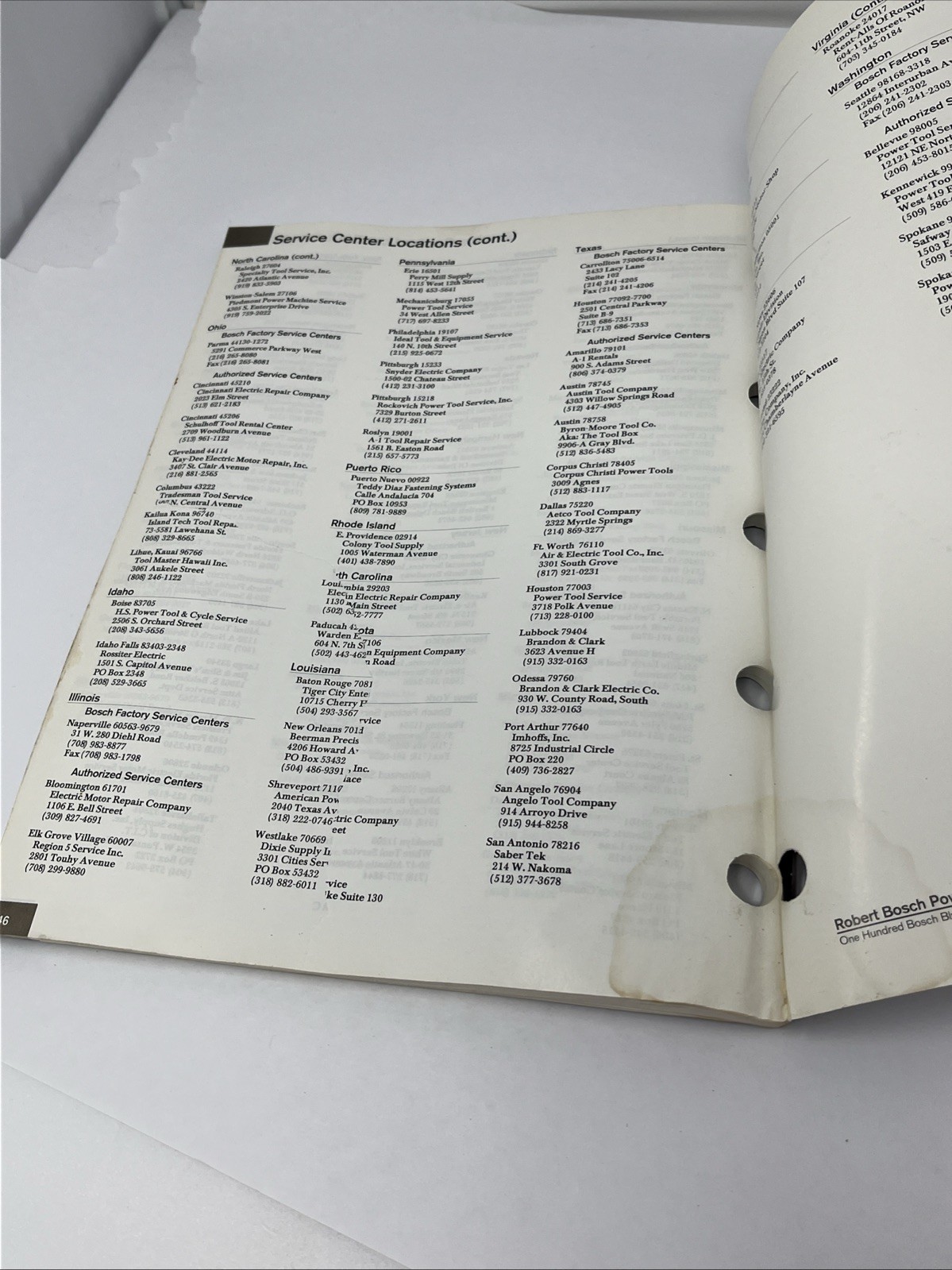 Original Vintage Catalog1992 BOSCH – precision power tolls & accessories; 138pgs