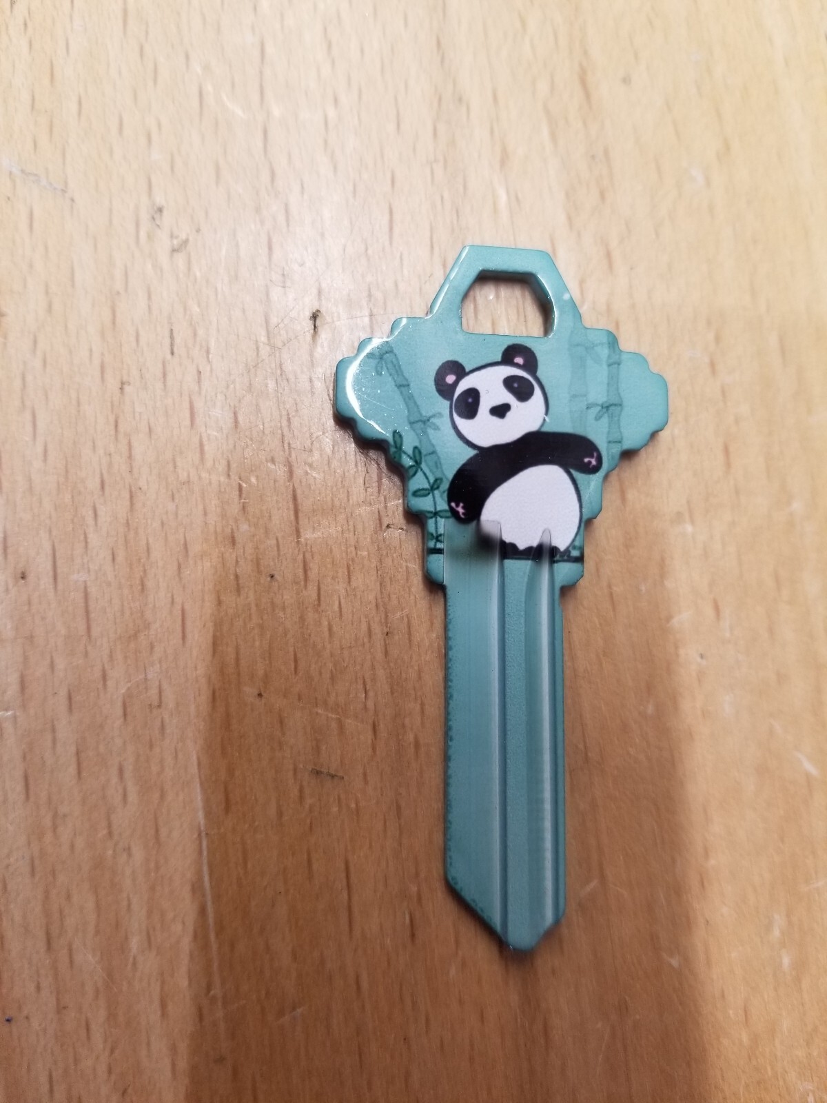 GREEN PANDA PRINTED SCHLAGE SC1 KEYBLANK – READ DETAILS BELOW