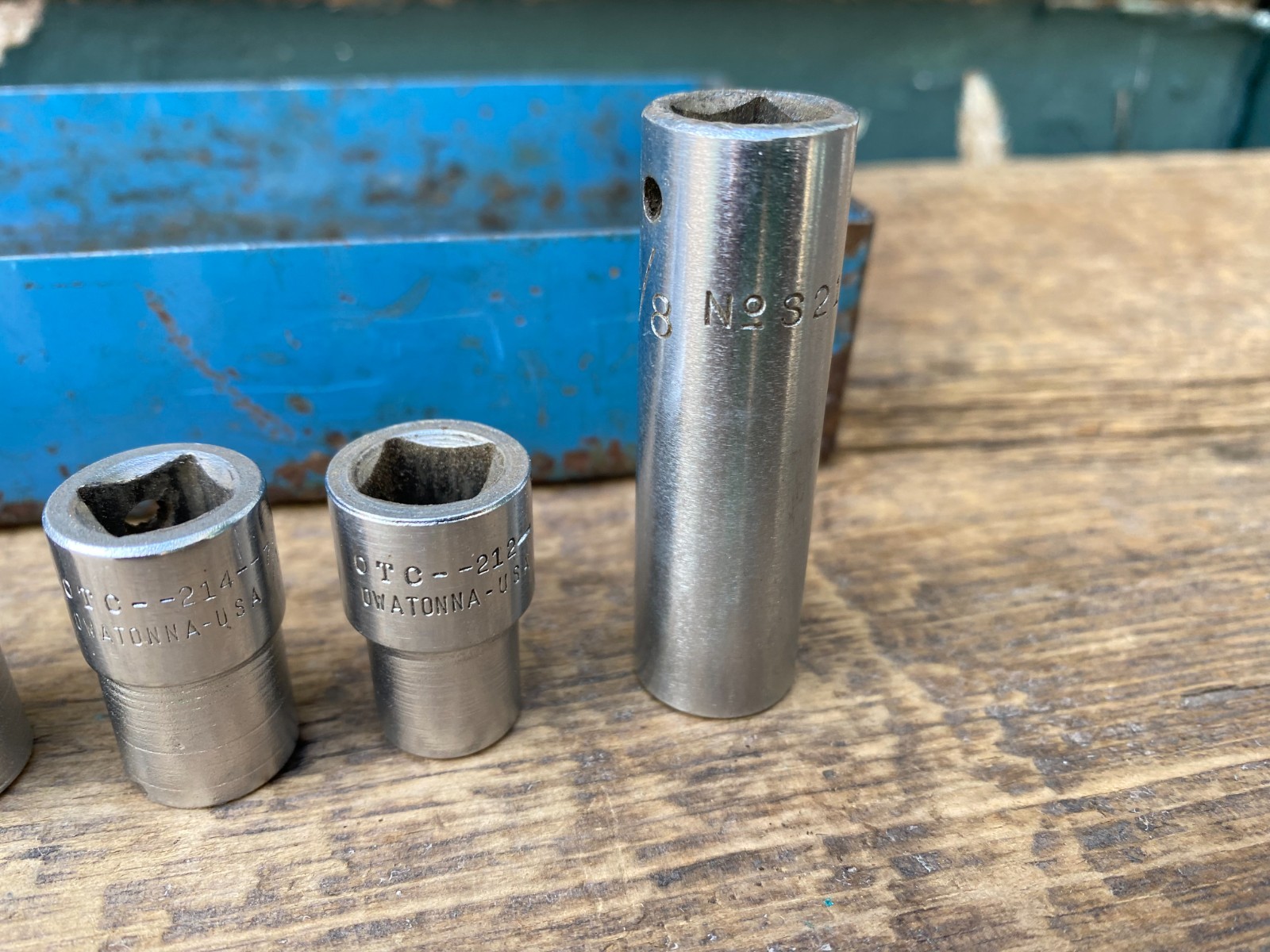 Vintage OTC OWATONNA TOOL Vintage 3/8” Drive Socket Set Ratchets Extensions USA