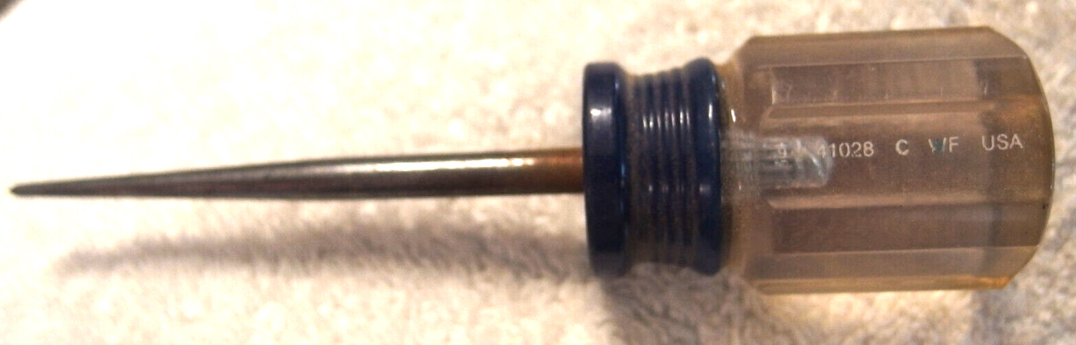 5″ ad awl, Craftsman Scratch 41028 C WF USA VTG tool,hole maker