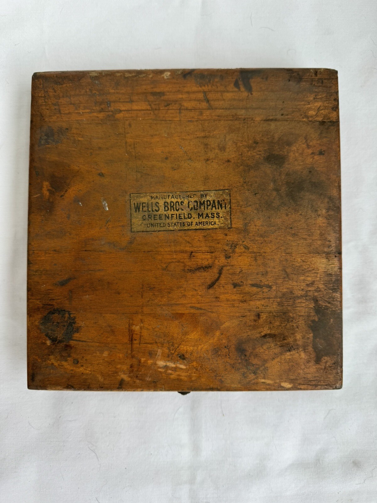 Vintage Wells Bros Company 9 Set Reamers Wood Box Made In USA