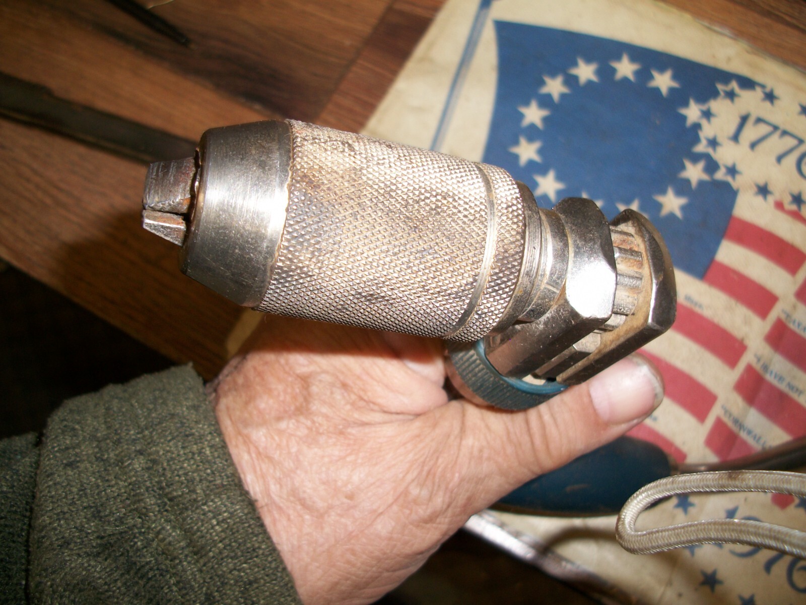 Stanley Handyman 02-253 (H1253A -10”) Bit Brace Ratcheting Auger Hand Drill Blue