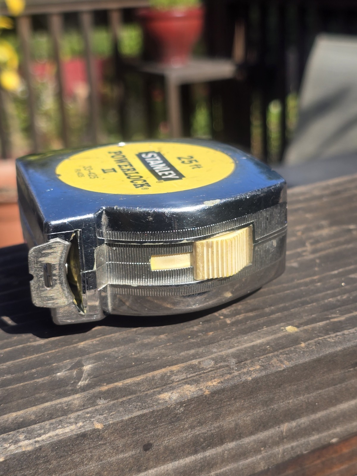 Stanley Powerlock 2 II Tape Measure 25 Ft 33-425 Made in USA Vintage