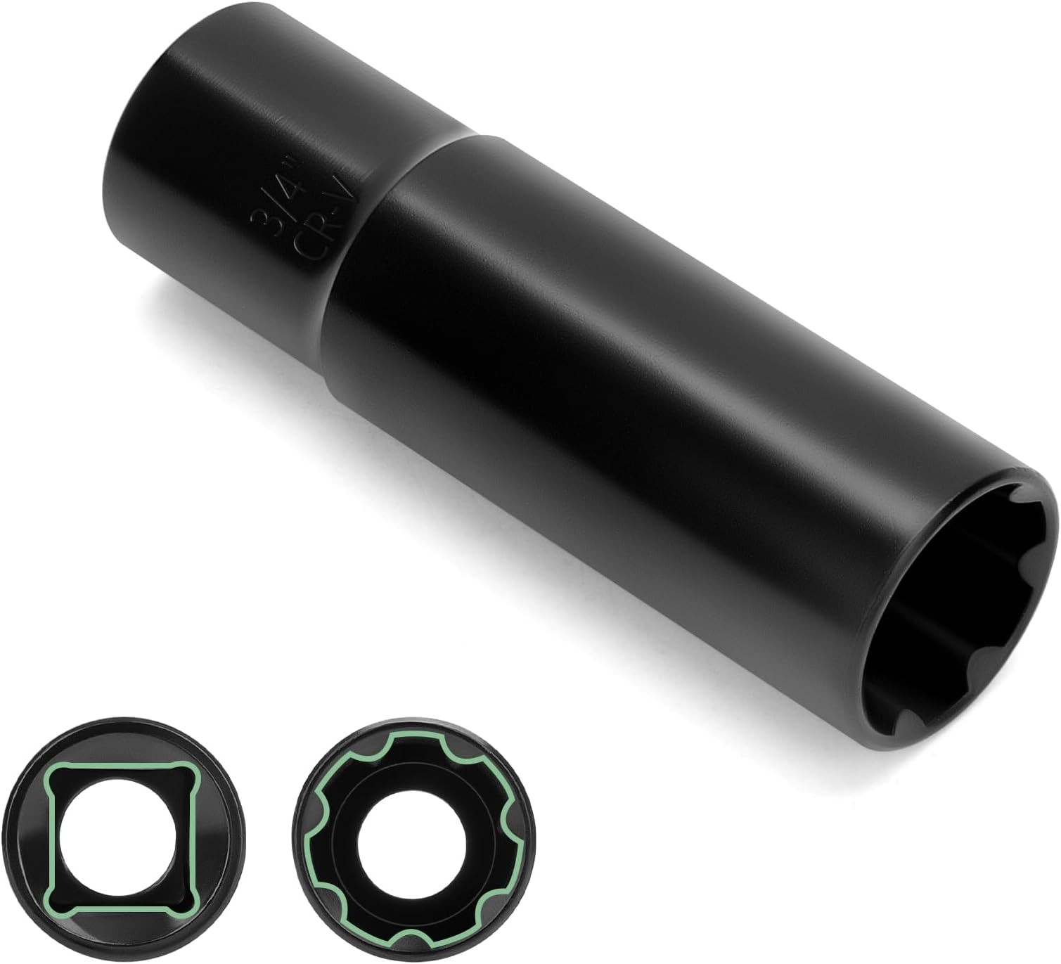 7 Spline Lug Nuts Key Socket, 1/2 Inch Drive Impact Square Tool – Quickly Rem…
