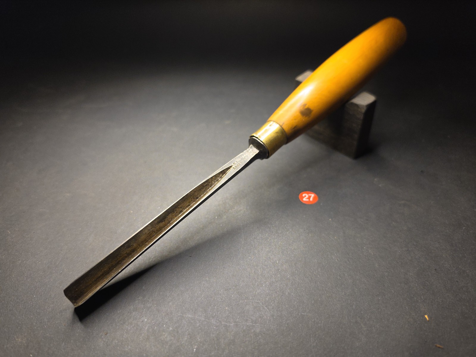 JB Addis No 41 45 Deg V Tool 3/8 in Cut Wood Carving Chisel Sheffield Vintage