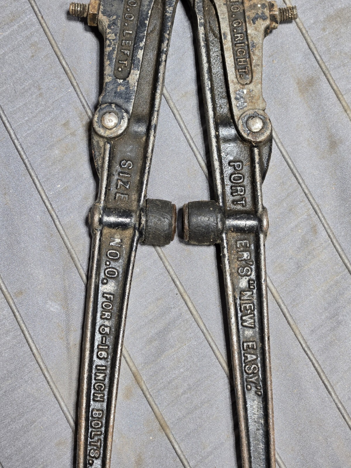 1909 Antique H K Porter, HKP Small Bolt Cutter, Boston, Mass, USA, Old Tool.