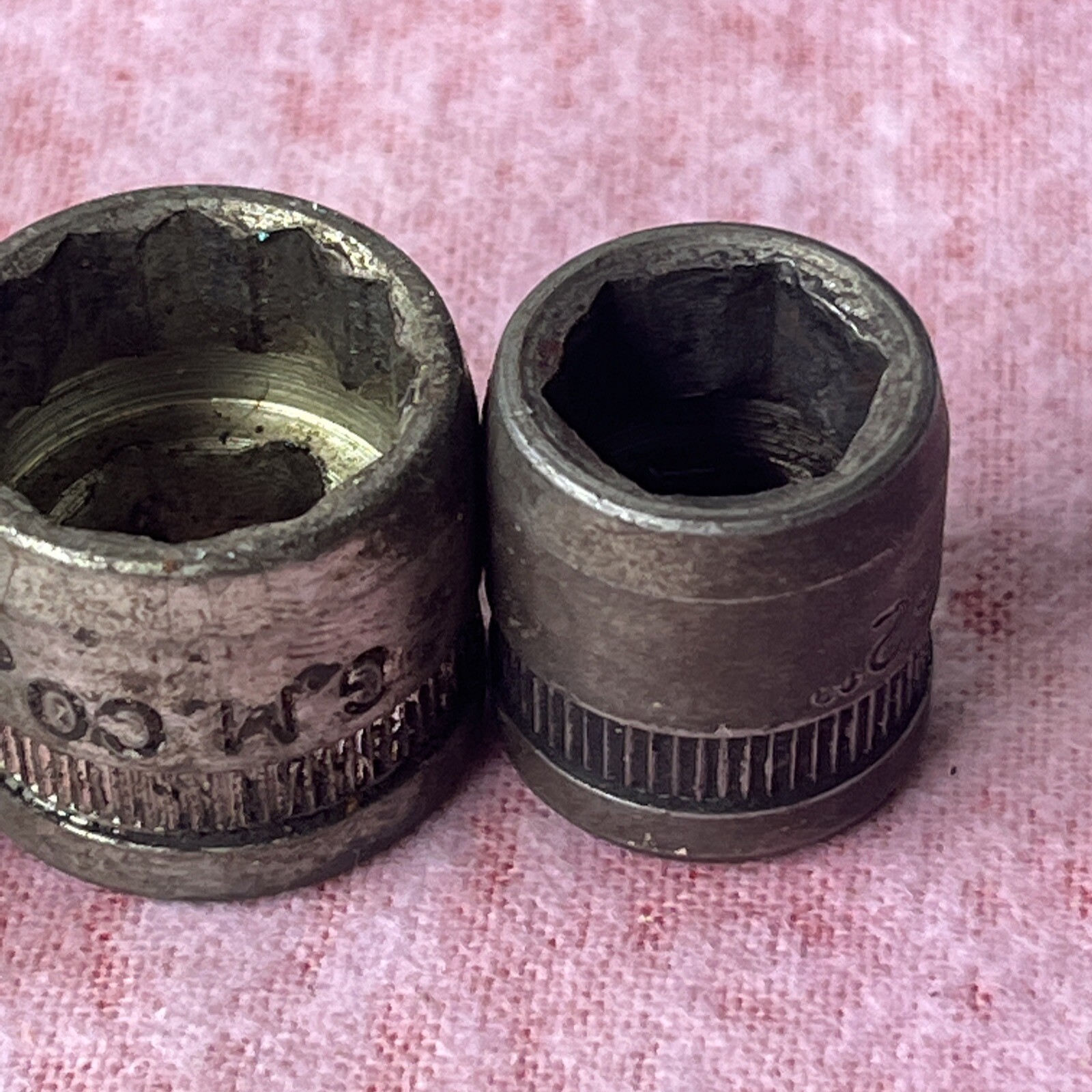 VTG SET OF 5 G.M.Co sockets (15/16 7-8” 3-4” 11-16” 1-2”) (tb2.1)