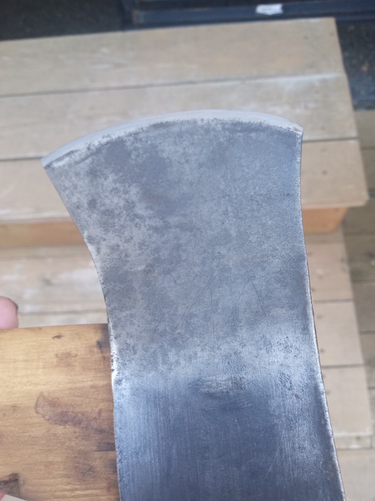 Vintage Oxhead Iltis Axe Rare Collectable Wood Working Tools Chopping Axe