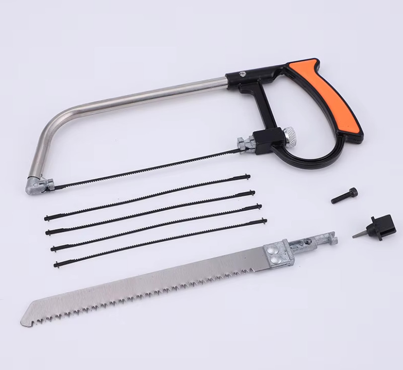 1set 8in1 Multi Purpose Hand Saw Kit with 6 Blades DIY Steel Tool – NEW
