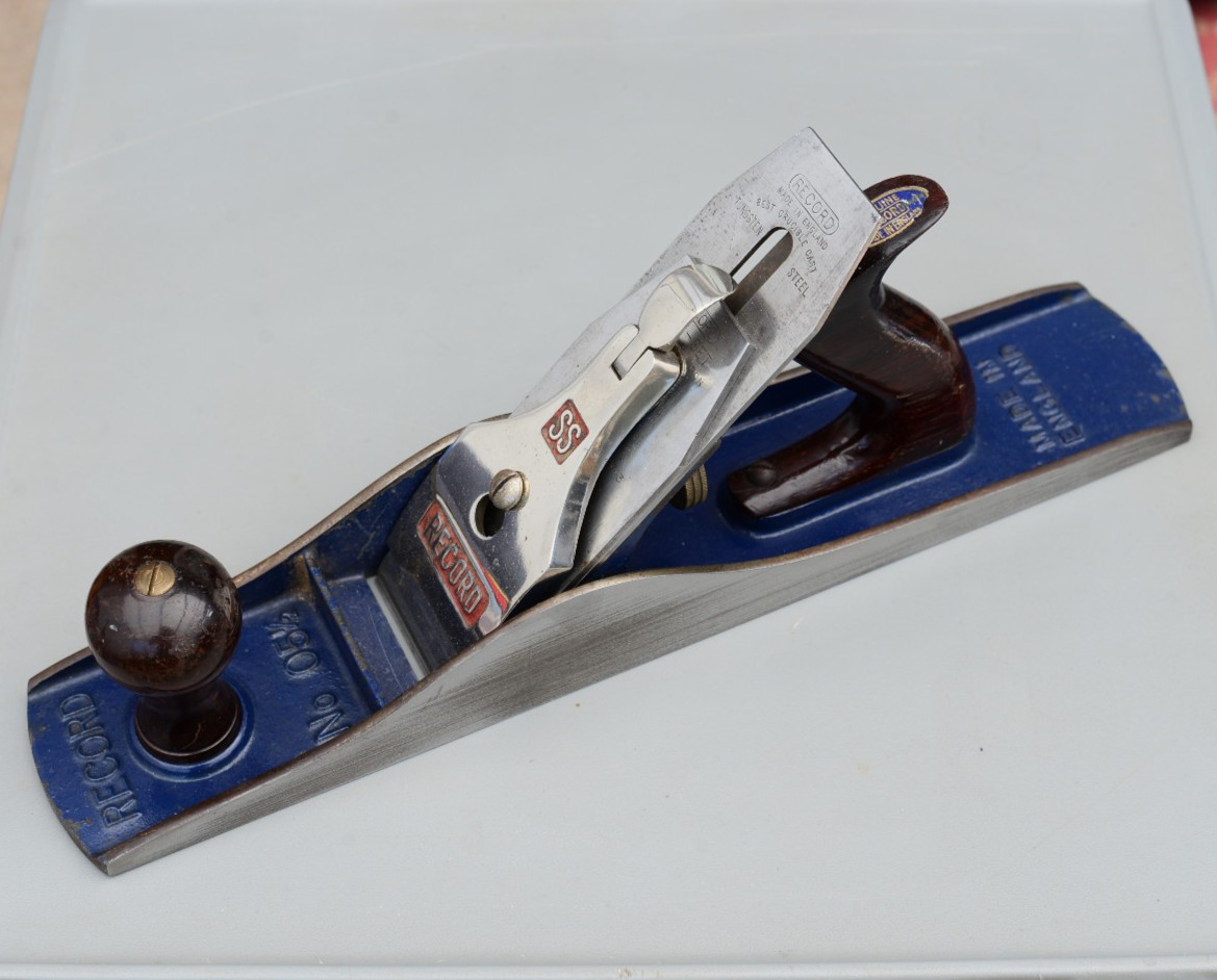 Vintage RECORD SS Stay Set No 5 1/2 Jumbo Jack Plane Made in England Tungsten