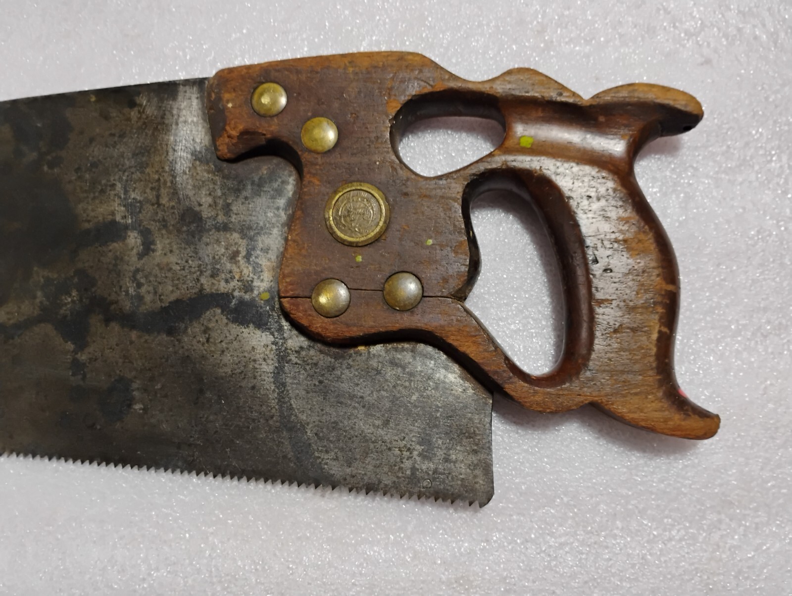 RARE VINTAGE ANTIQUE ZENITH HAND SAW WOODWORKING SHOP CABIN DECOR