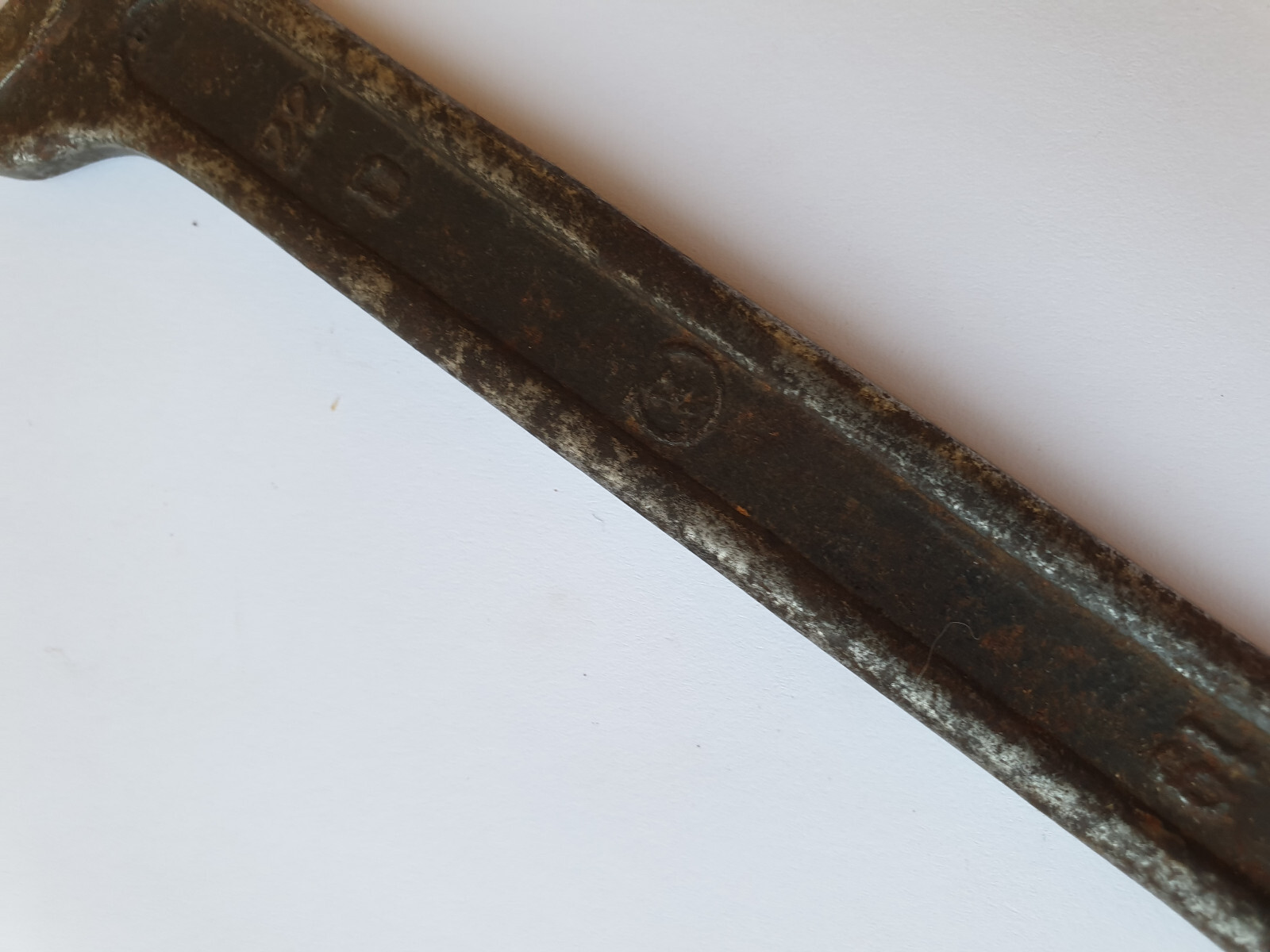 SOVIET VINTAGE WRENCH MADE IN USSR – 19mm – 22mm – OPEN ENDED SPANNER