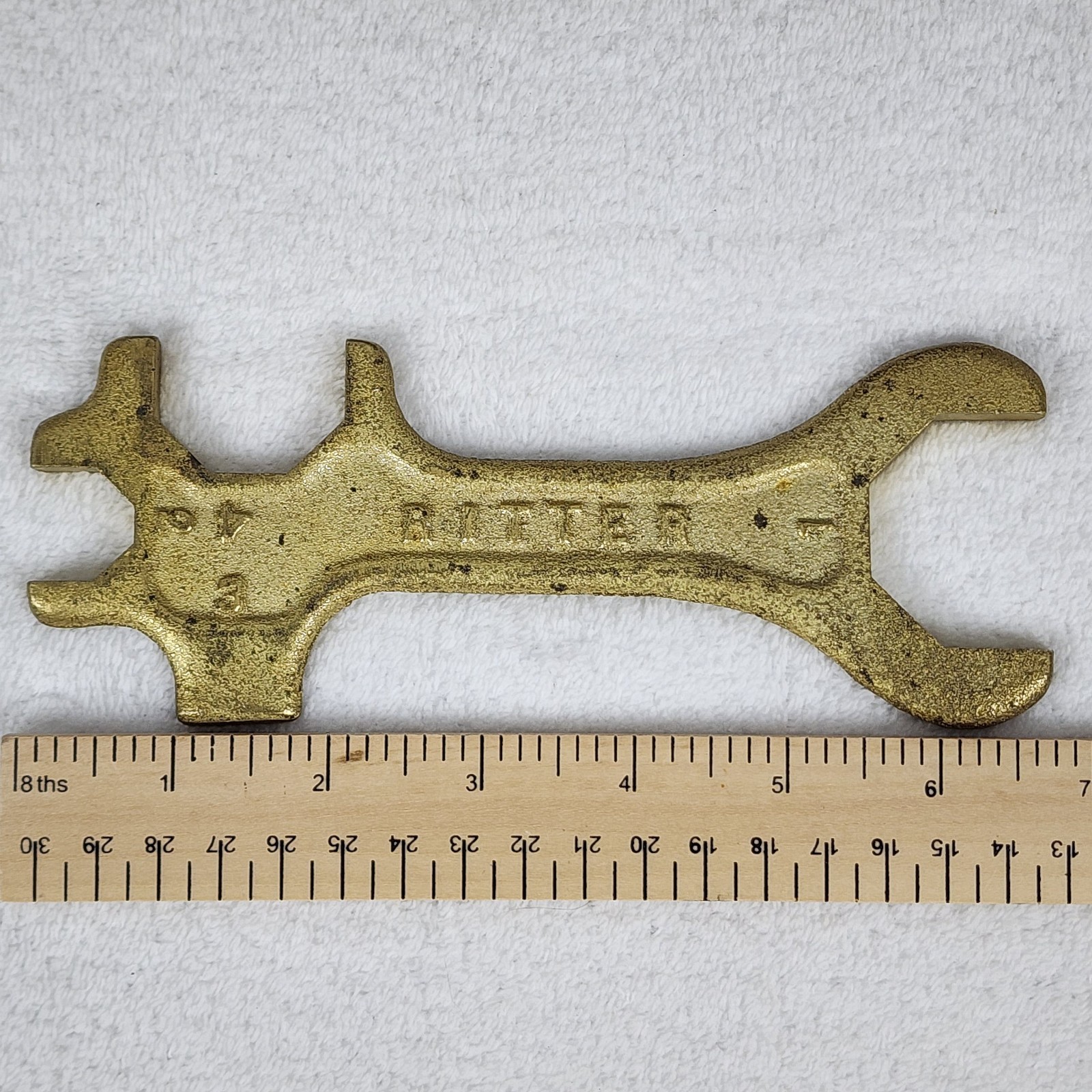Ritter Brass Gas Valve Maintenance (R5R) 1234 Screw Gap Wrench