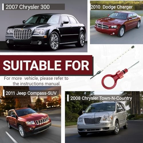 Transmission Fluid Oil Dipstick for Chrysler Jeep Dodge Fluid Level Dipstick