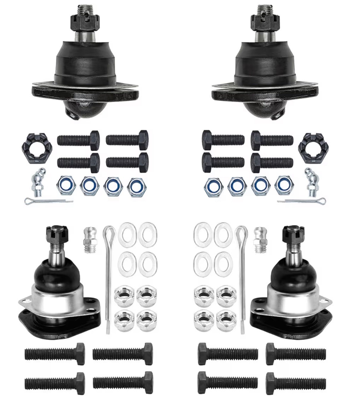 4PC Upper Lower Ball Joint Kit K5335 K5320 for Chevy S10 Blazer GMC Sonoma