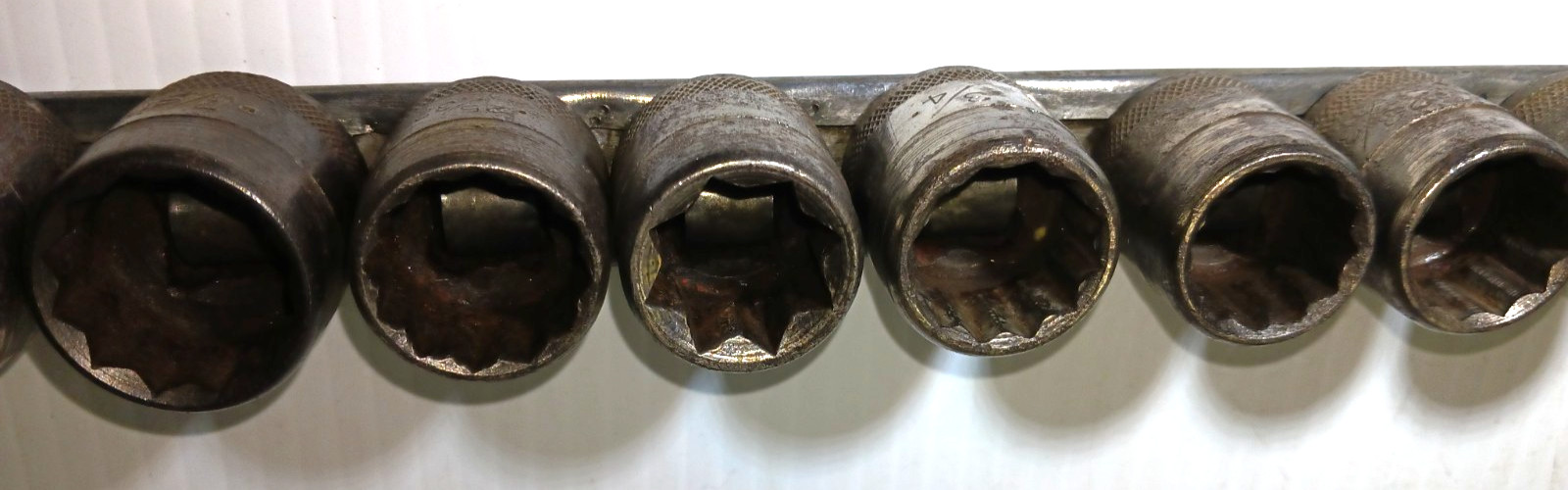 11- 1930s Vintage Sherman-Klove S-K Unbranded 9 + 12 Point 1/2” Drive Sockets