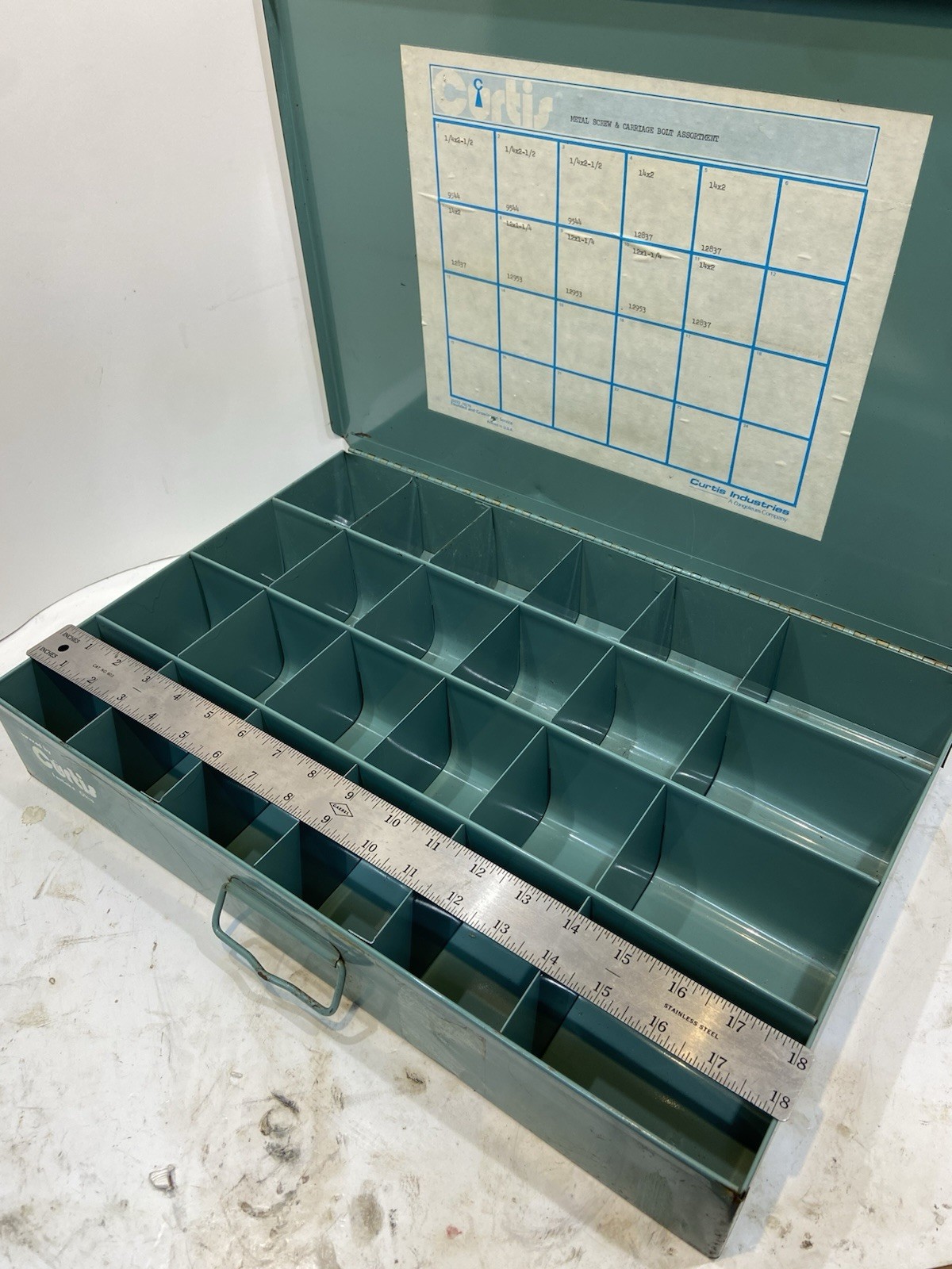 CURTIS Storage Bin Drawer 18×12 USA Organizer