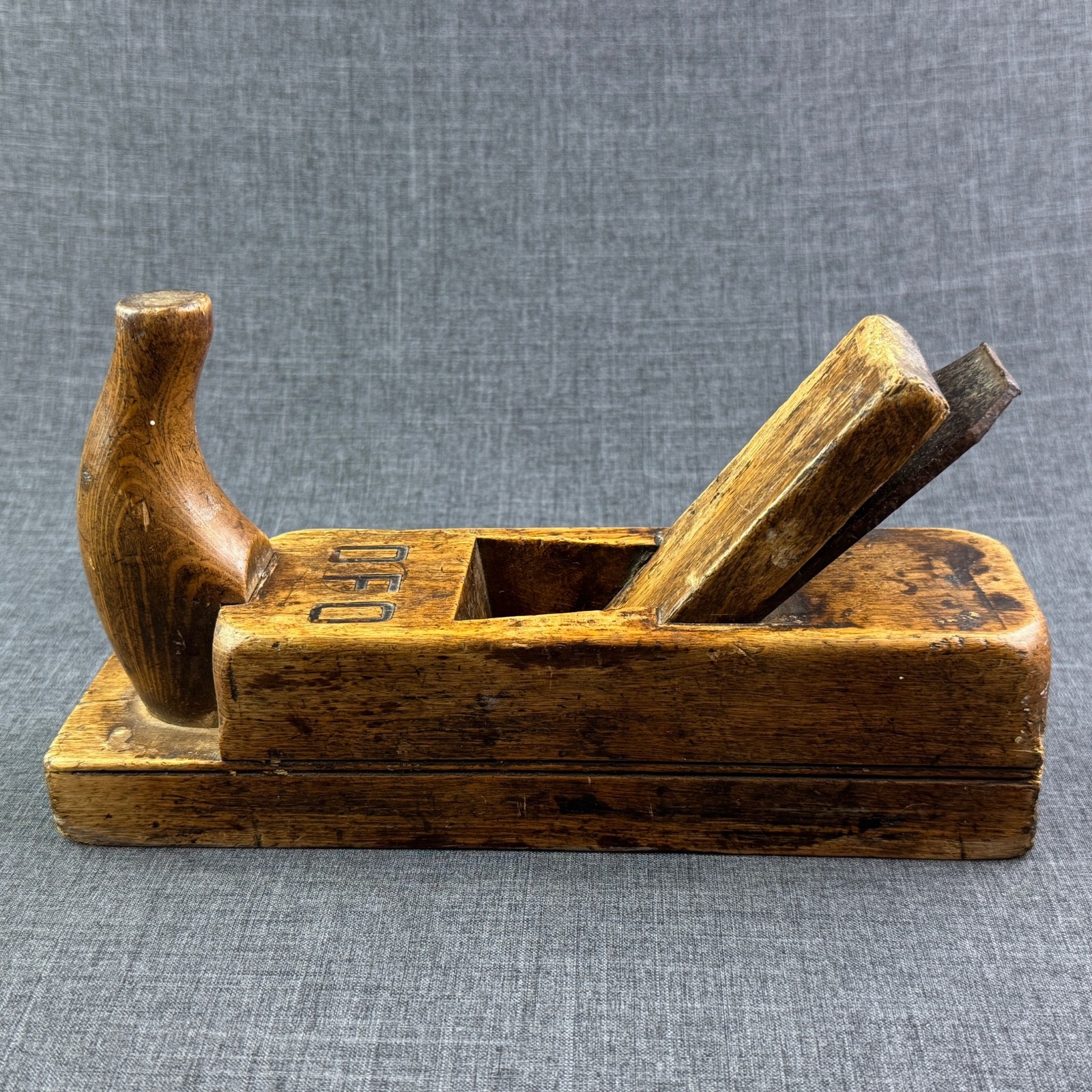 Antique Wooden Hand Plane 1858 Kirschen Werkzeuge Germany Wilhelm Schmitt & Co.