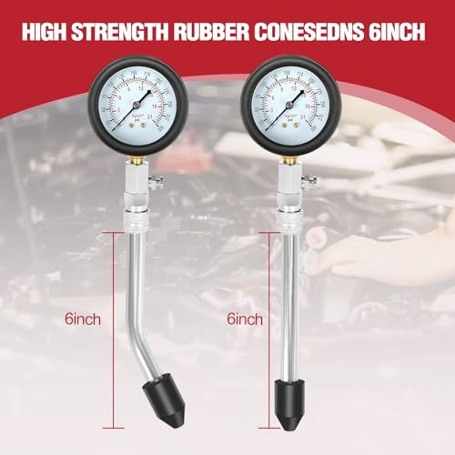 9pcs Compression Tester with Spark Plug Tester – 300PSI Car and Updated