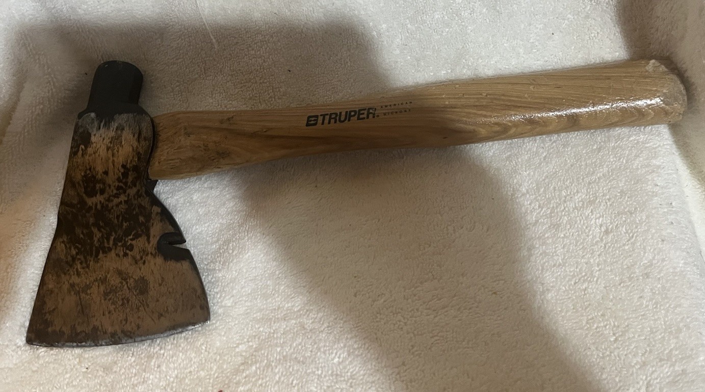 Truper Hatchet, Made In Mexico With American Hickory Handle
