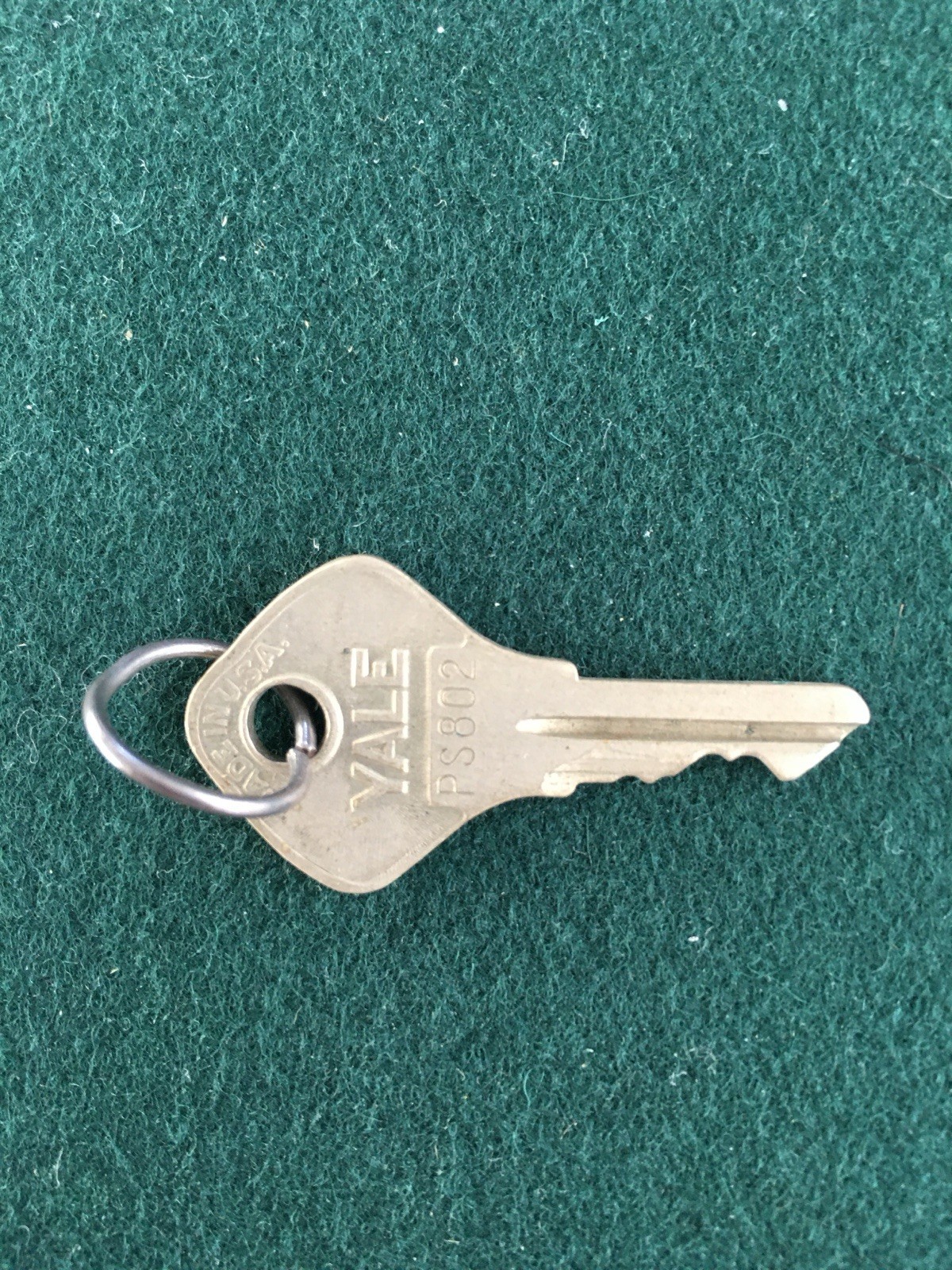 Antique / Vintage Yale Key Code # PS802 (1) Key – Scarce Hard to Find Key