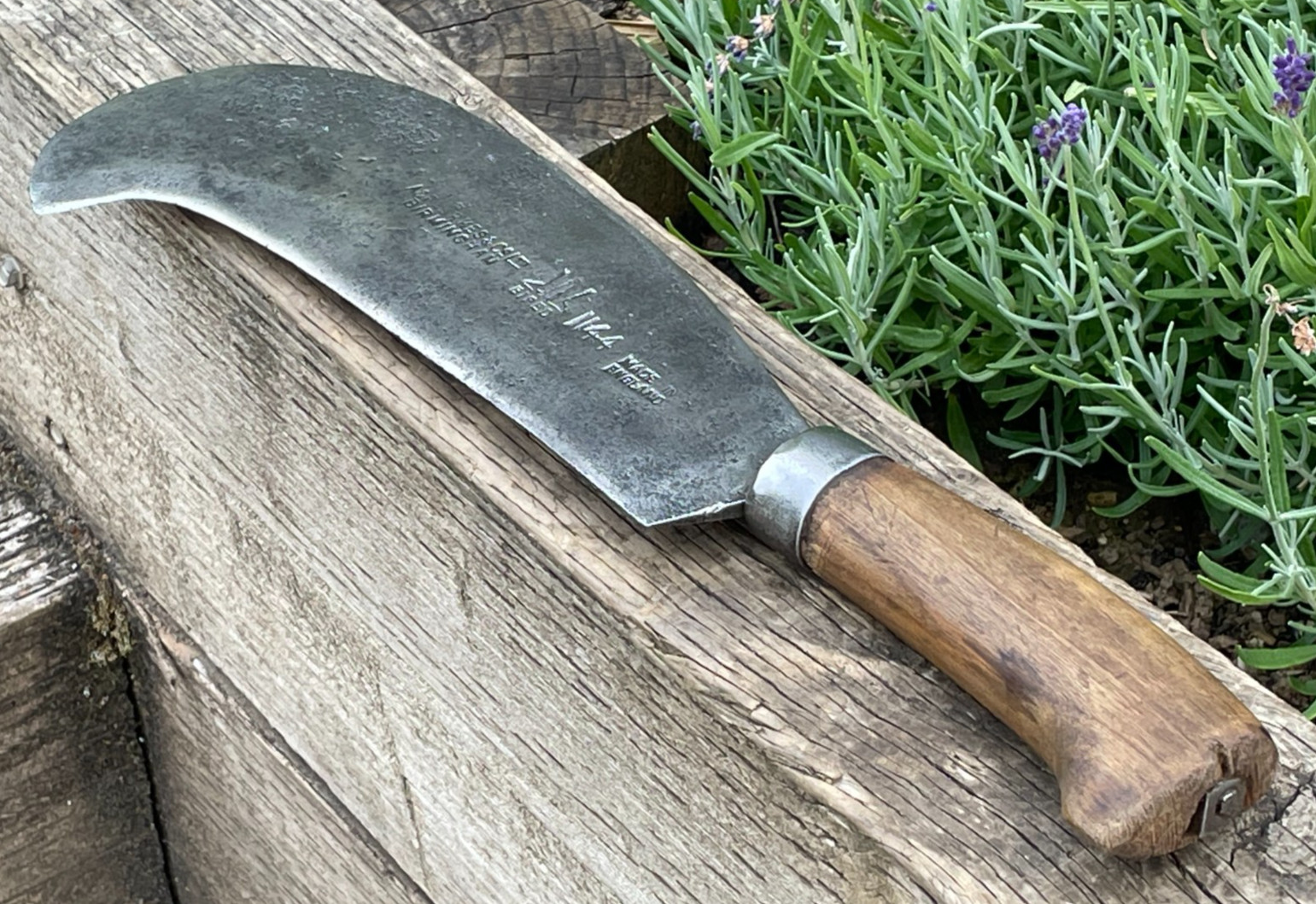 Vintage A F PARKES 1144 BIPED 10″ Billhook Slasher Hedgelaying Garden Tool