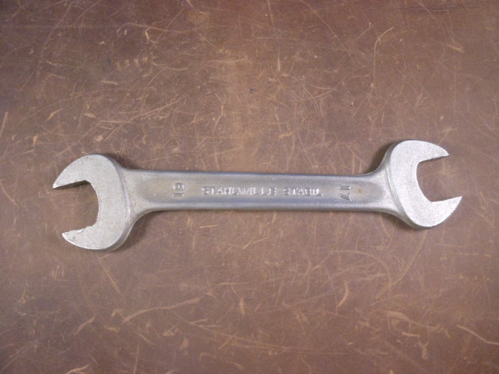 Vtg Stahlwille Stabil Germany 19mm & 17mm Metric Double Open End Offset Wrench