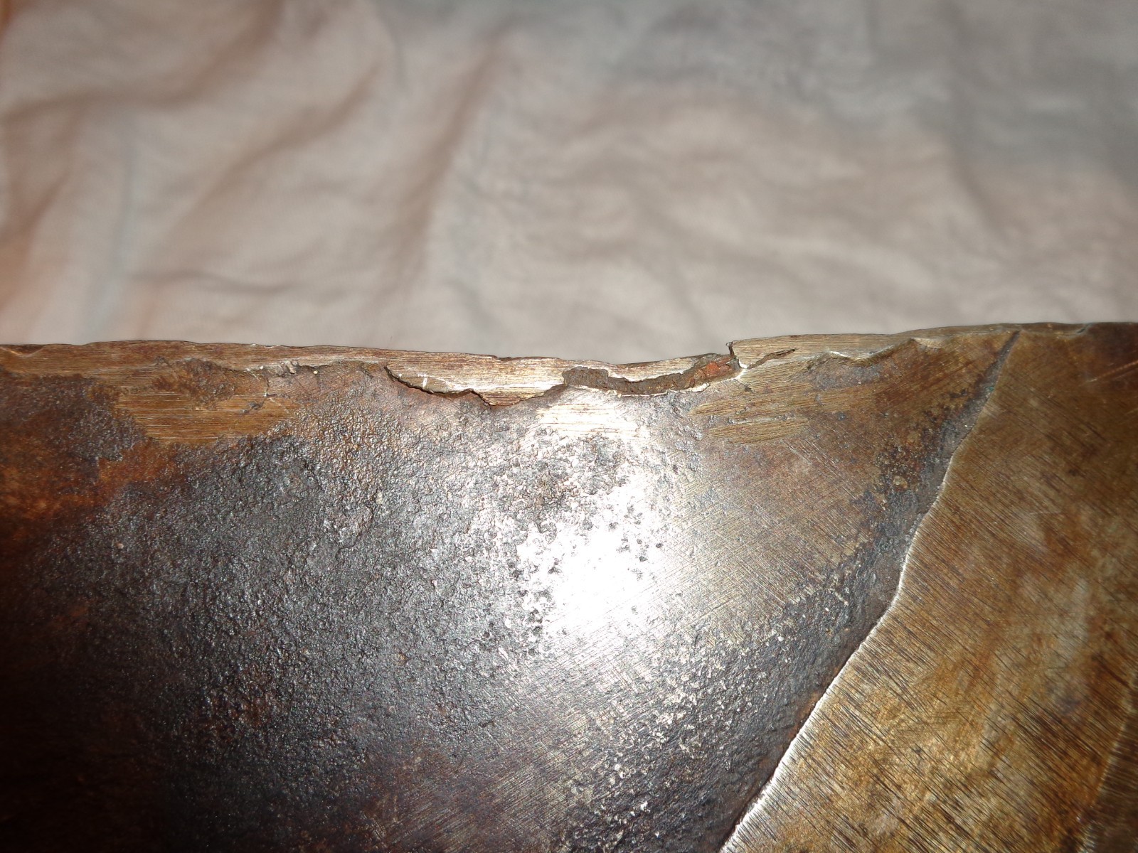 Rare Antique Signed T.H. Braun Goosewing Axe w Multiple Touchmarks