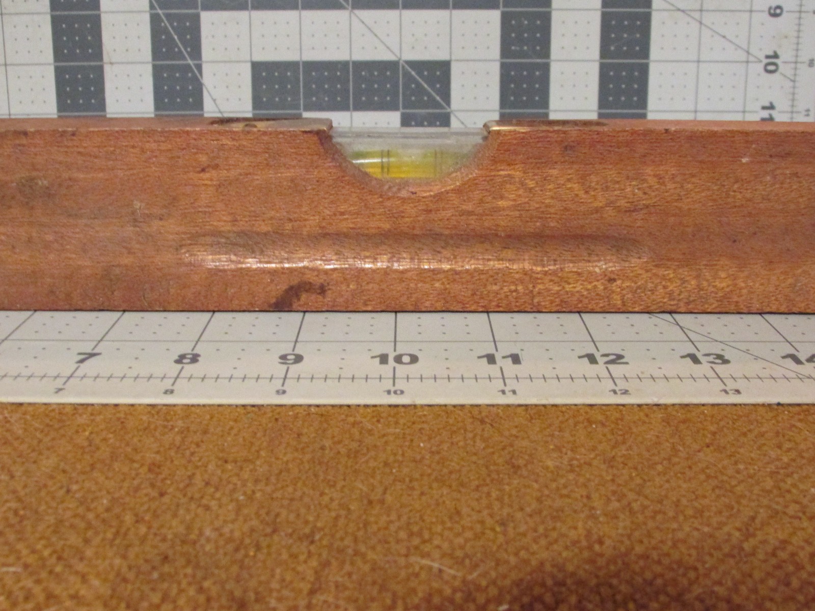 Vintage Wood Level 18 in. inches. Working Bubbles, Refurbished?, FREE SHIP / 48!
