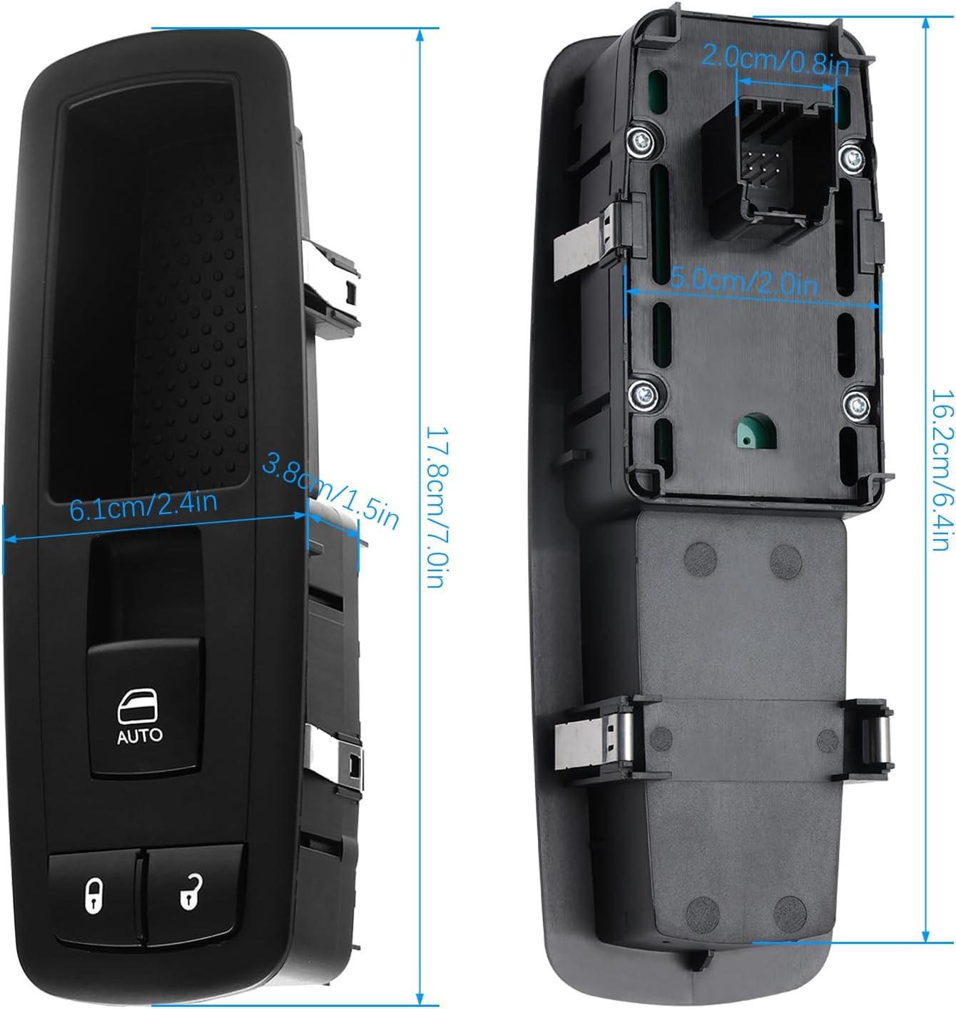 Power Window Master Switch Front Passenger Side | 6 Pins | Compatible with 20…