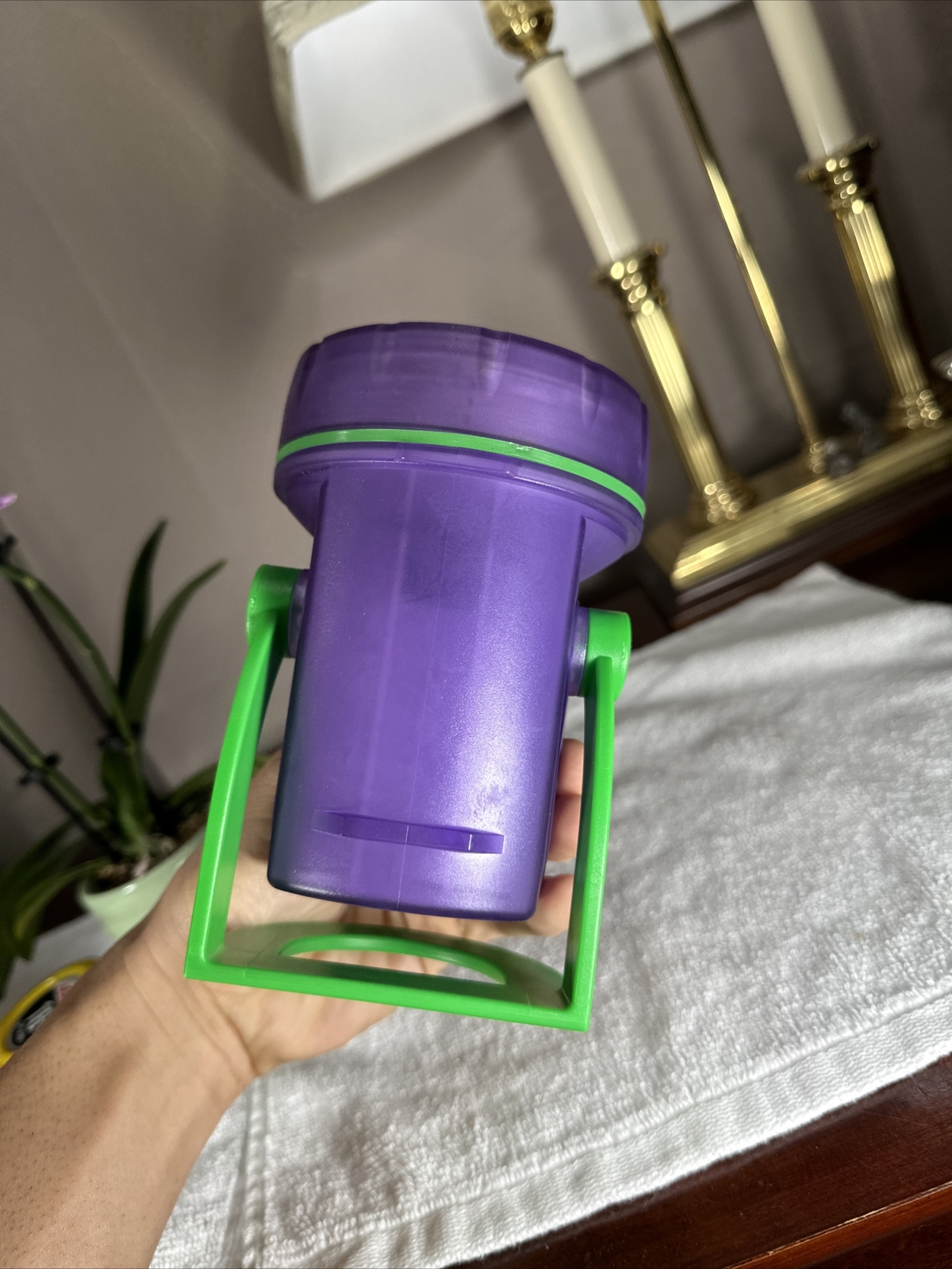 NEW Vintage Rayovac Kid’s Adventure Lite PURPLE Lantern Flashlight ADSL4AA RARE