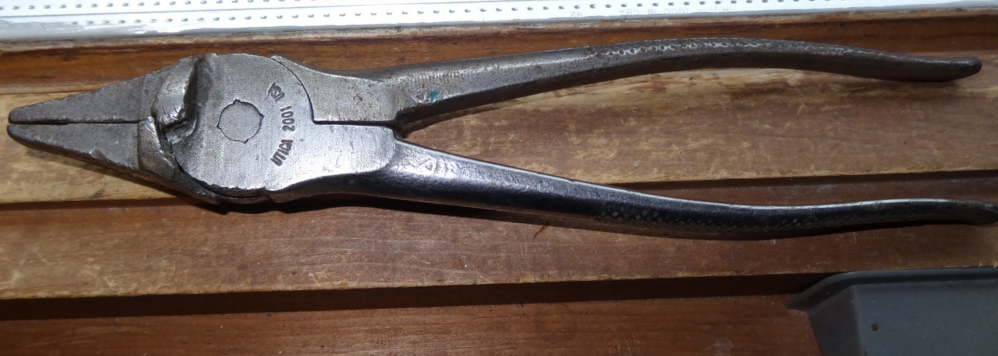Vintage Utica Tools 2001 Lineman Pliers