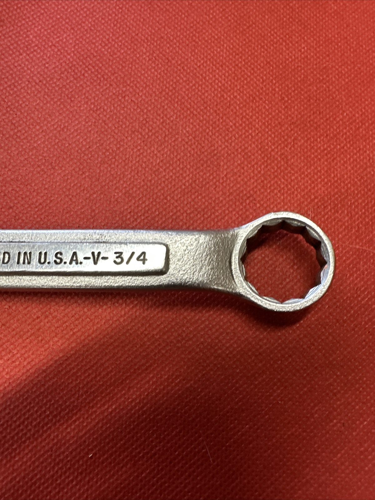 Vintage Craftsman Tools Short Pattern Double Box End Wrench, 5/8″ X 3/4″ Vseries