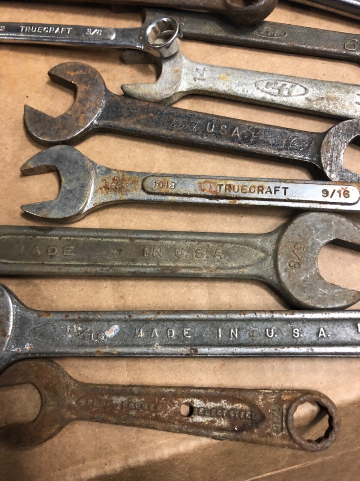 LARGE lot of vintage antique cast iron wrenches – 42 pieces – ALL 4 one price