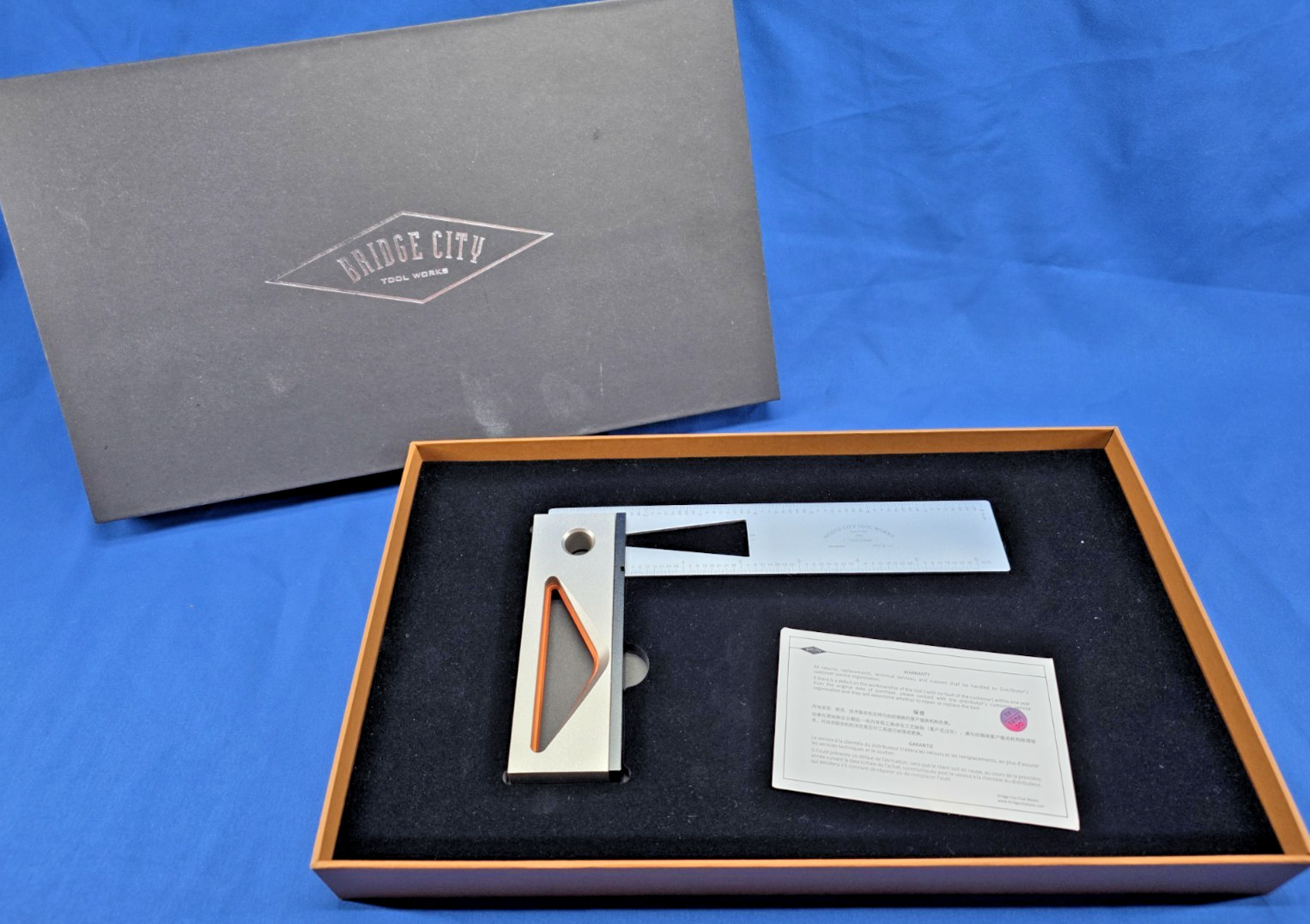 Bridge City Tool Works TS – 2v2 – 1 Imperial Try Square Lay Out Tool Minty Box