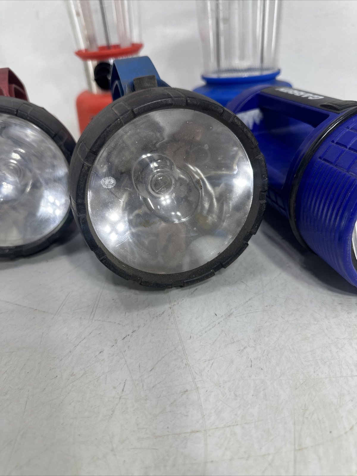 Vintage Flashlights Lot Of 8 Coleman Already Energizer