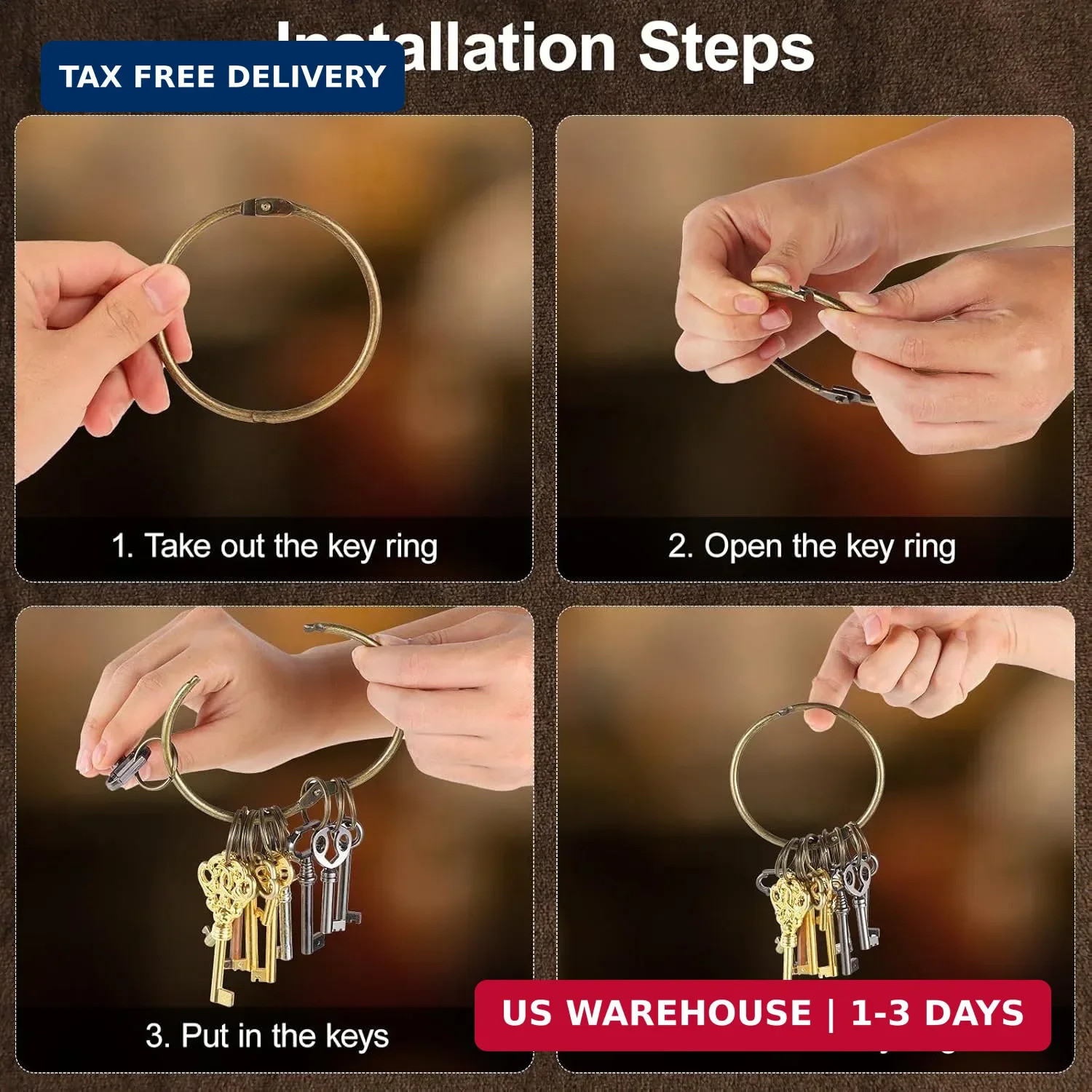 12PCS Hollow Barrel Skeleton Key, Universal Skeleton Key, Decorative Vintage Sty