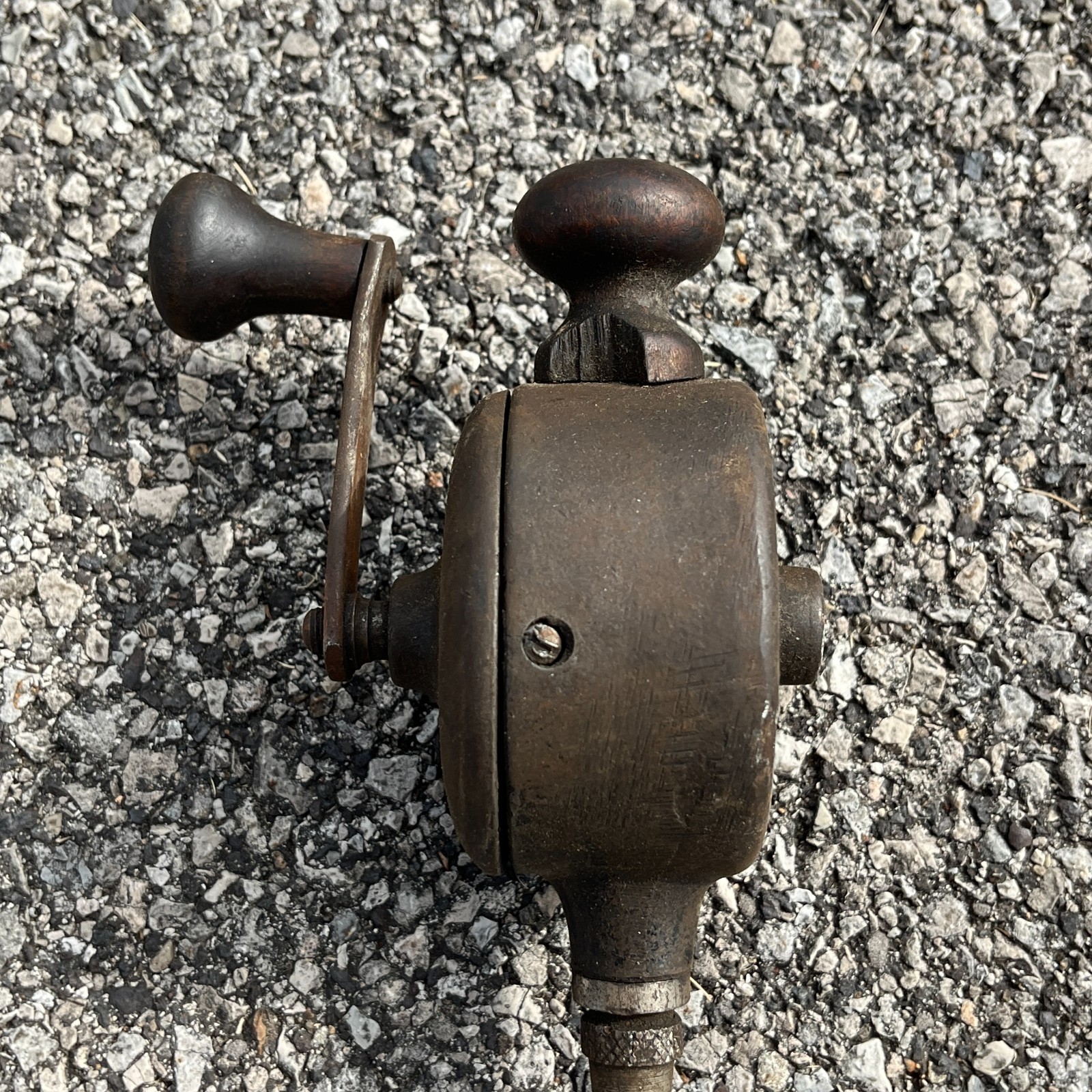 Antique Hand Crank Engine Valve Lapping Drill Back and Forth Motion