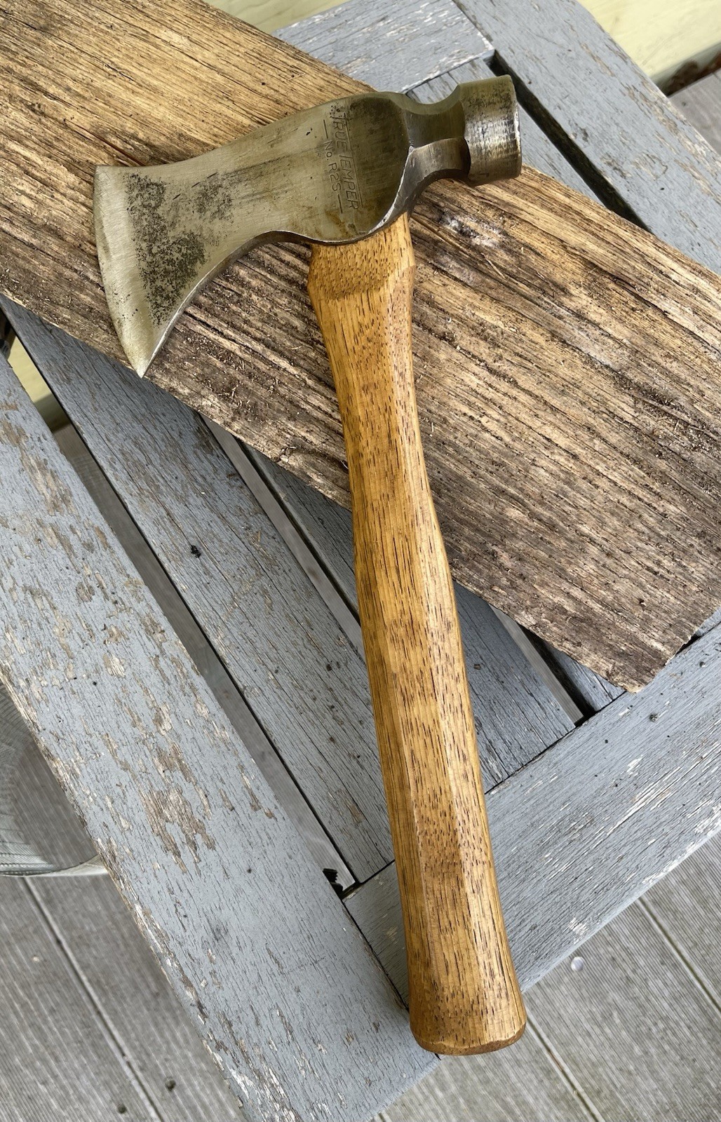 Vintage Re-Shaped True Temper R2-S Carpenters Hatchet Axe Tomahawk Reworked