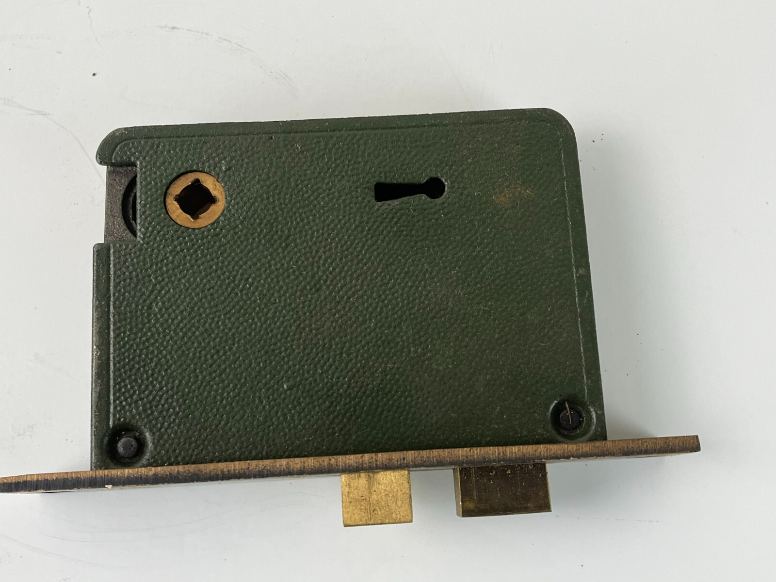 Vintage New old stock E Z Mortise Lock Rim Dead bolt 6″ Face Plate Strike E-Z