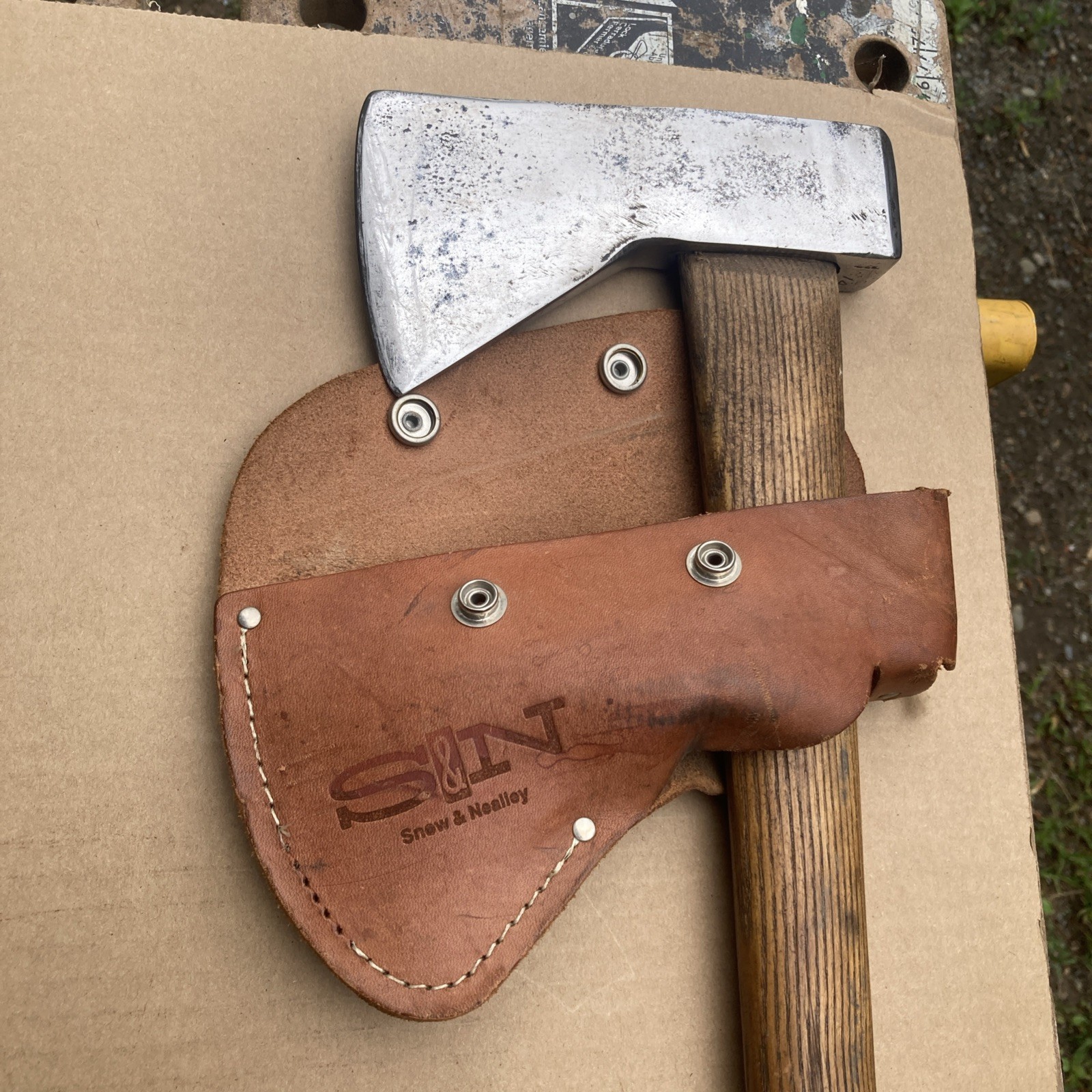 Snow And Nealley Hudson Bay Pattern Axe, Tomahawk, Hatchet Tool, Maine Pattern.