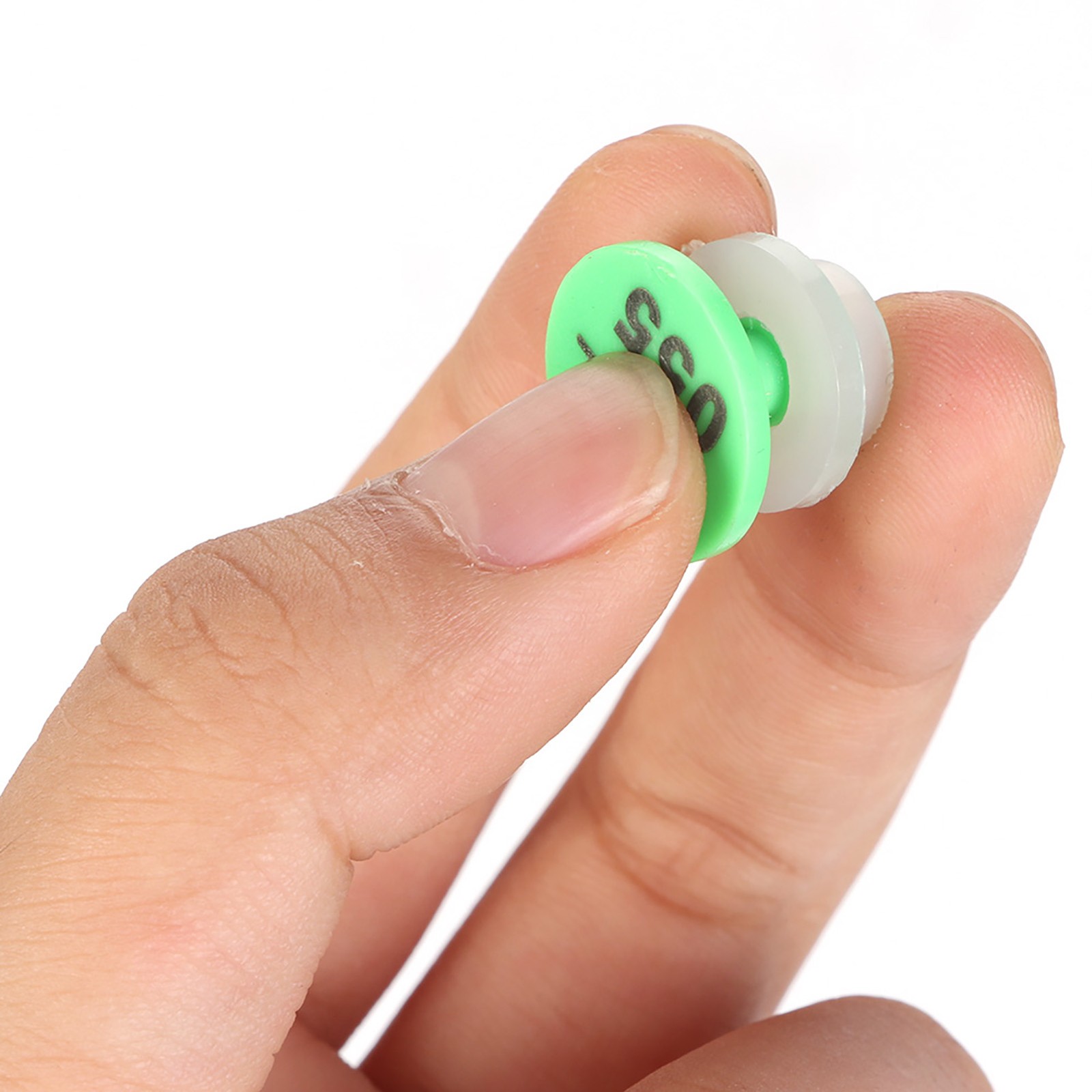 100Pcs Plastic Animal Livestock Ear For Rabbit Dog Green