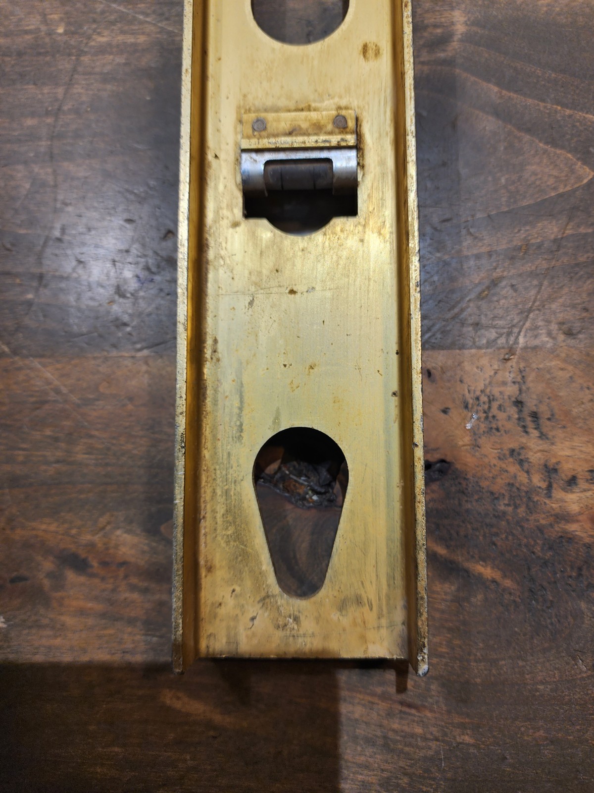 Vintage Level Solid Brass Macklanburg Duncan Co. Oklahoma City 24″ RARE USA