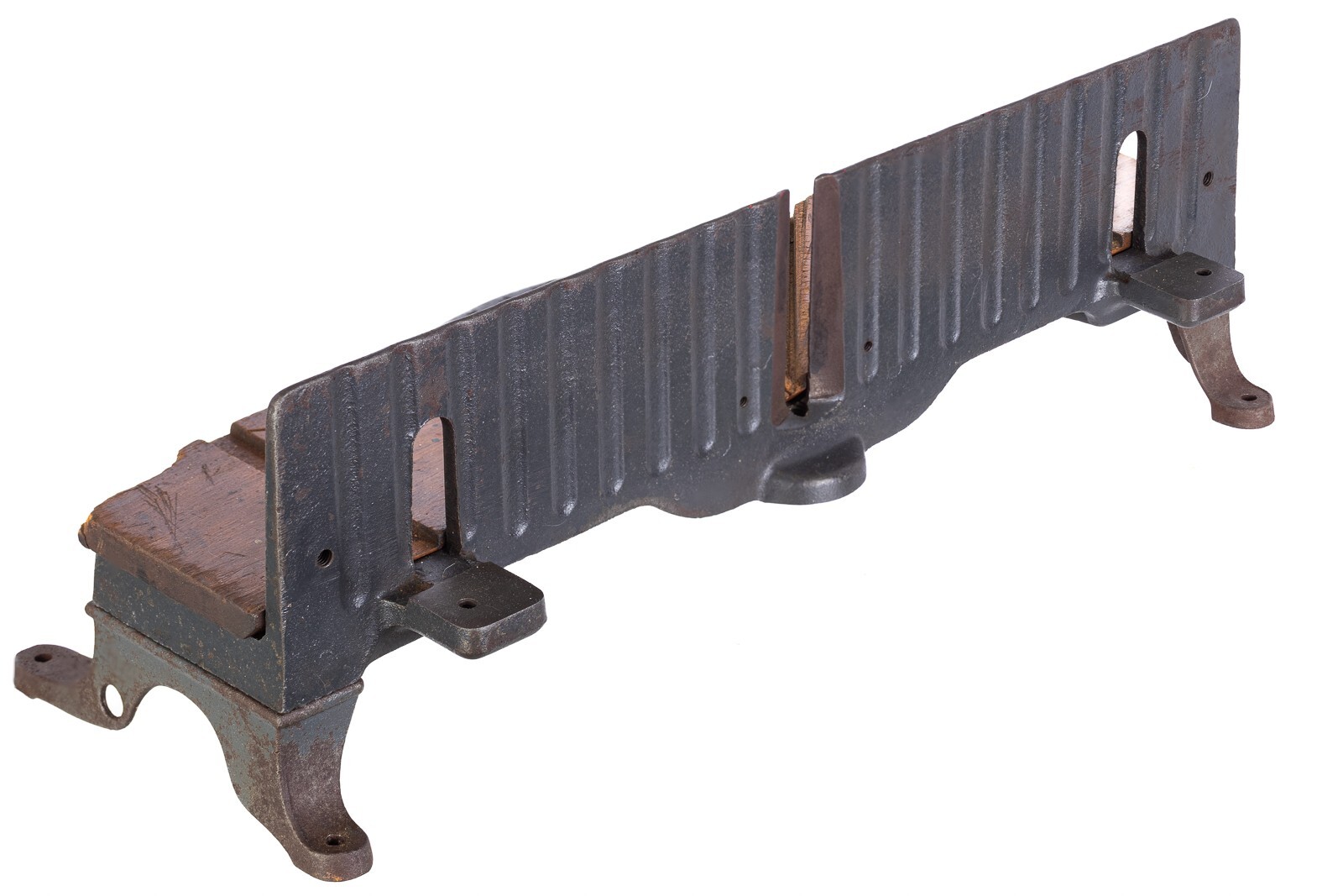 Stanley No. 246 Cast Iron Mitre Box Frame, Legs, & Frame Board, 1955-1959