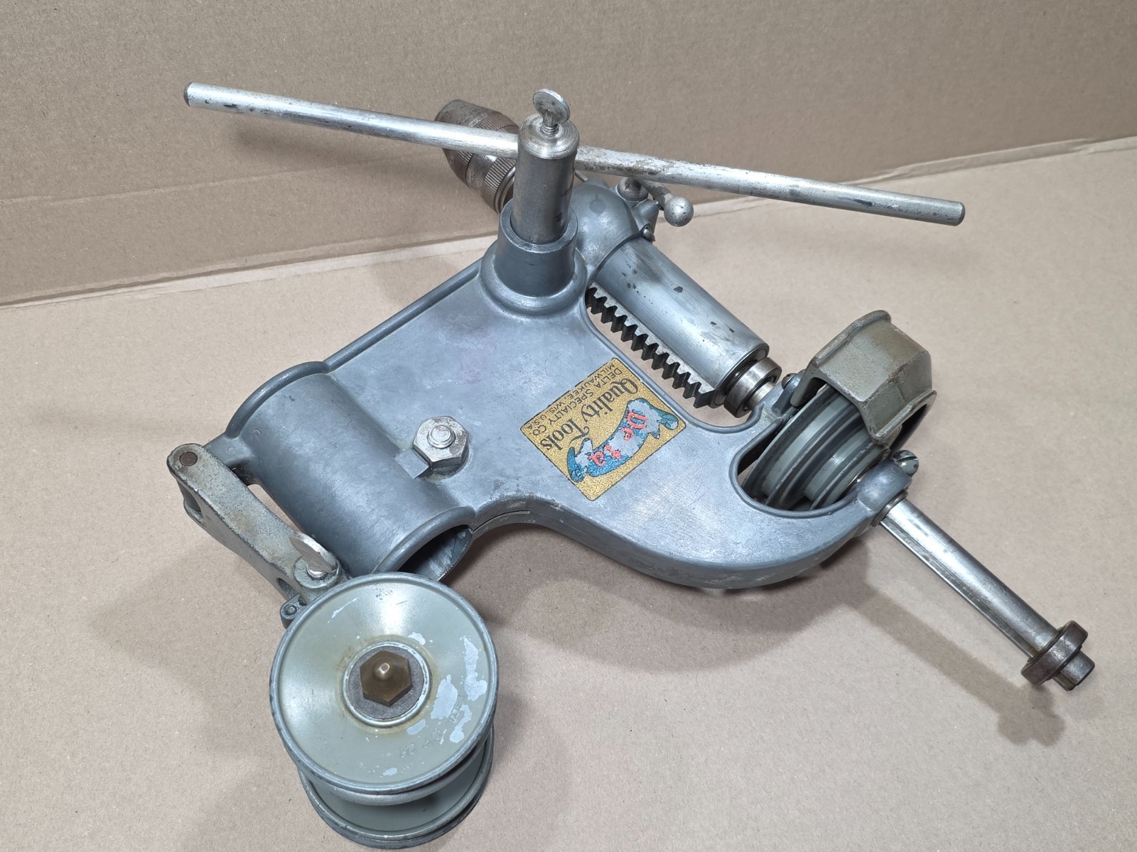 Vintage Rockwell Delta Model 620 Drill Press Head Assembly (Early 1930s)